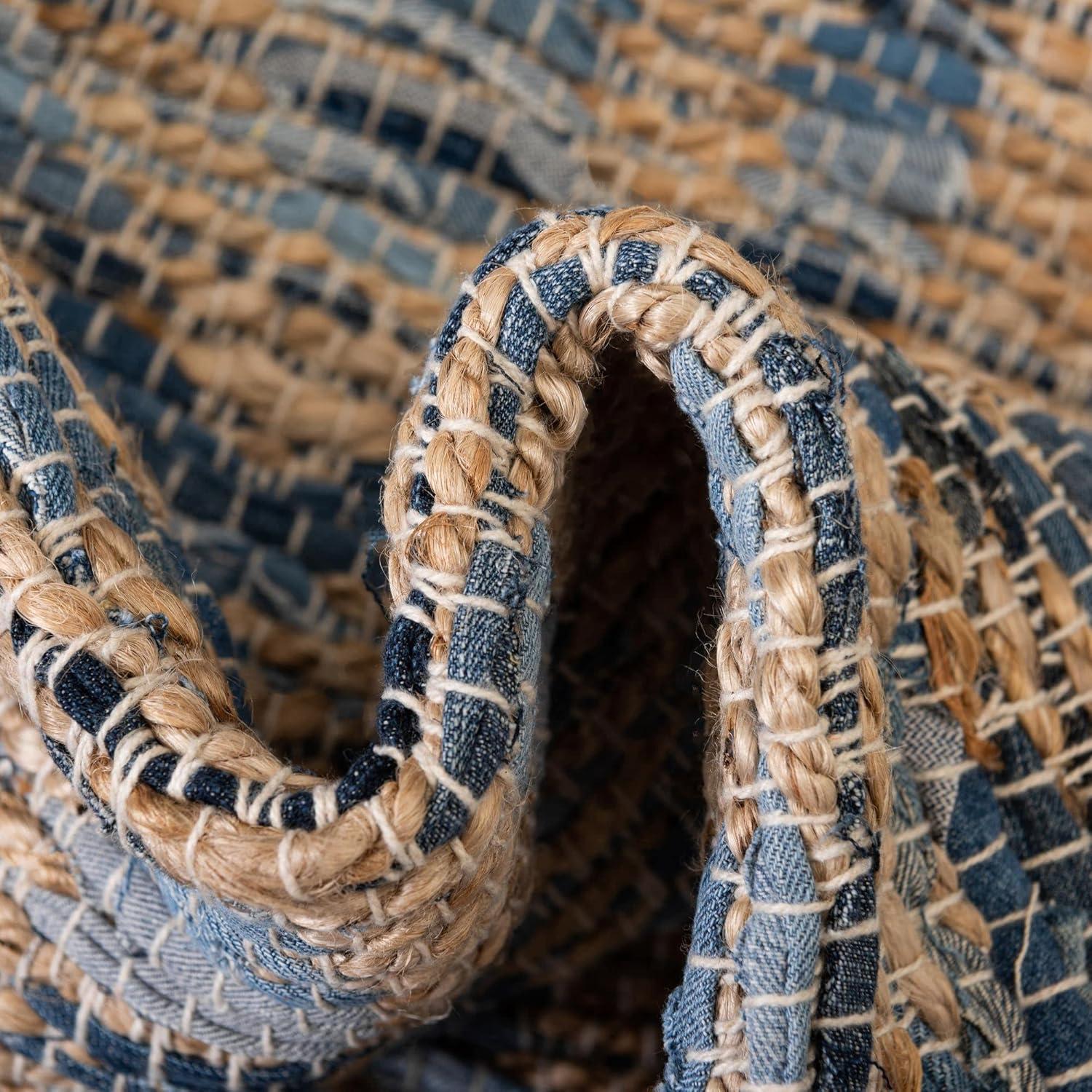 Unique Loom 2' 7 x 10' 0 Chindi Jute  Runner Rug