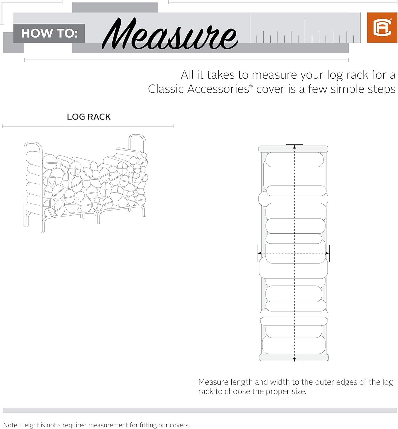 Classic Accessories StormPro™ 26'' D Log Rack Cover