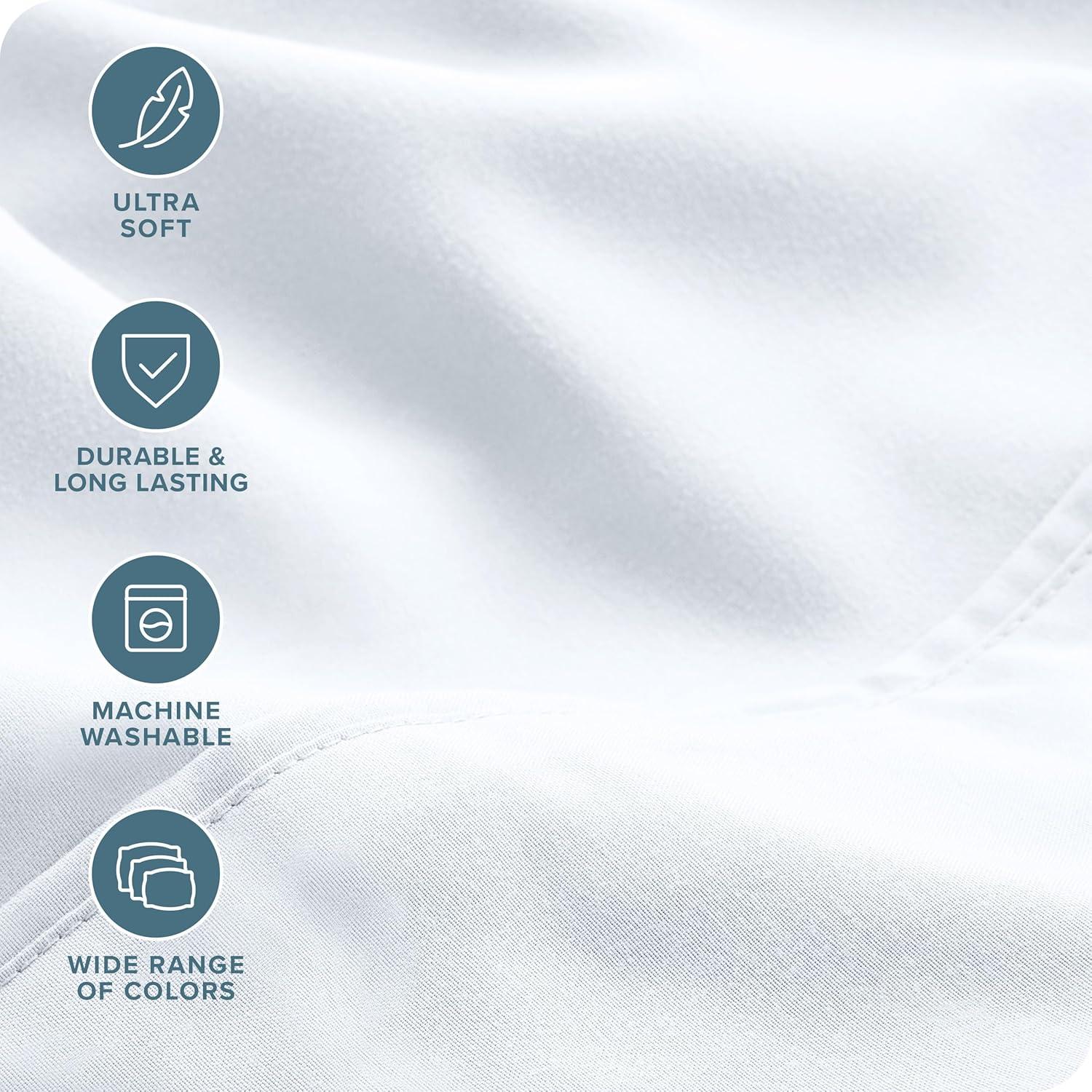 6pc Microfiber Sheet Set with Extra Pillowcases by Bare Home