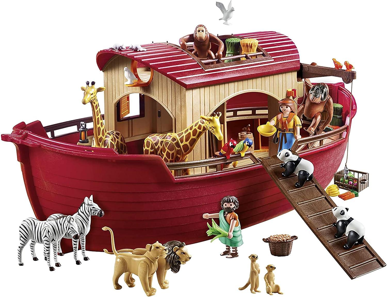 Multicolor Playmobil Noah's Ark with Figures and Animals