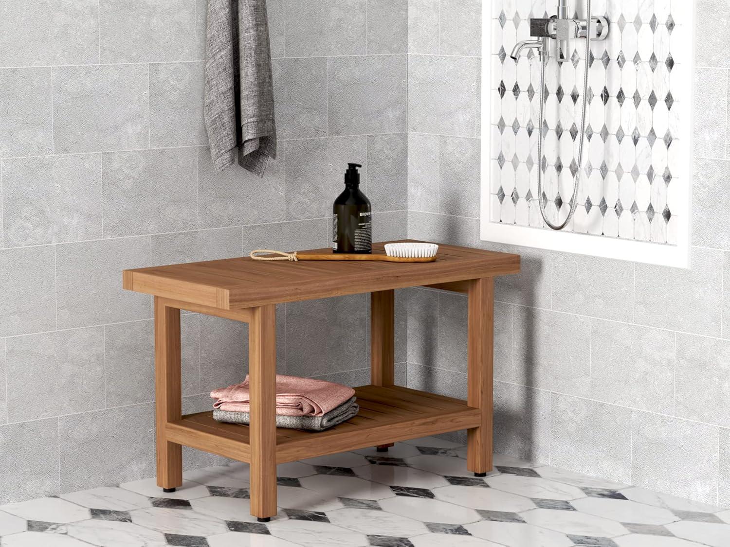 Aqua Teak Spa Teak Shower Bench