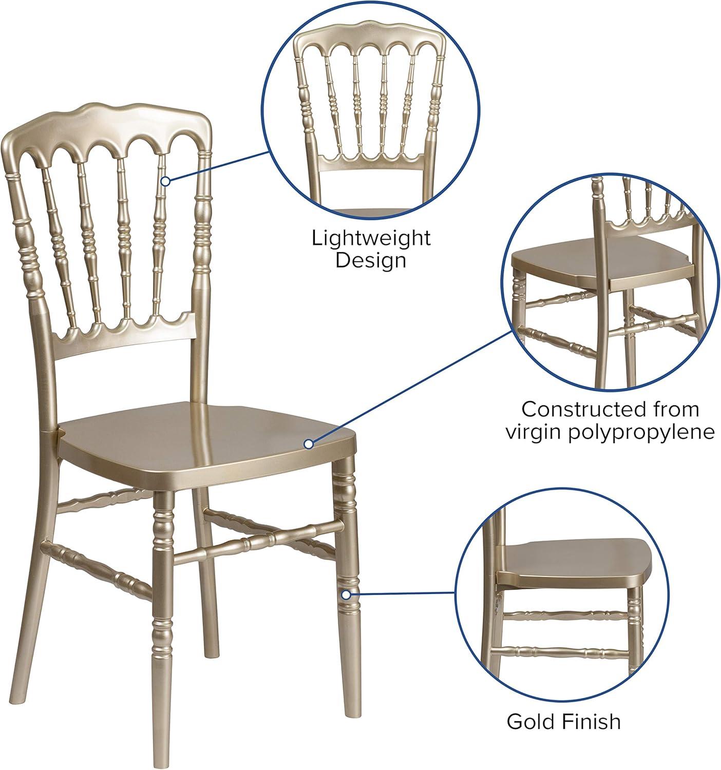 Jemimah Resin Stacking Napoleon Chair