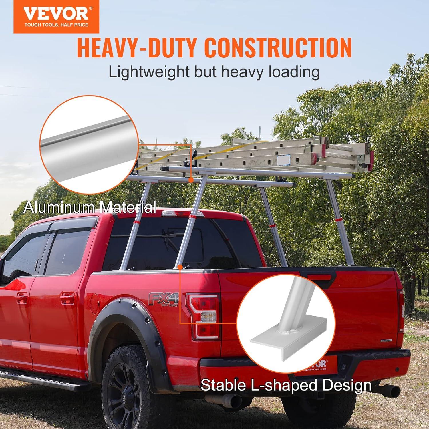 VEVOR 71'' W Aluminum Height -Adjustable Add-On Unit (Set of 2)