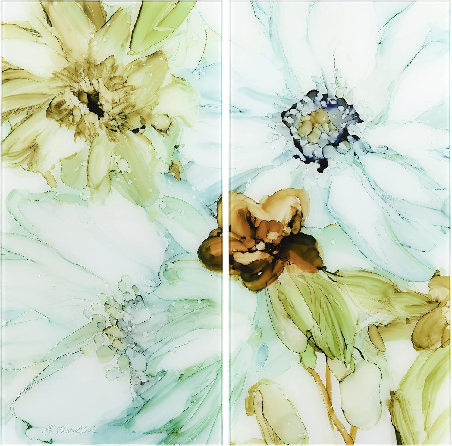 Empire Art Direct " Seaglass Garden I AB " 2 - Pieces