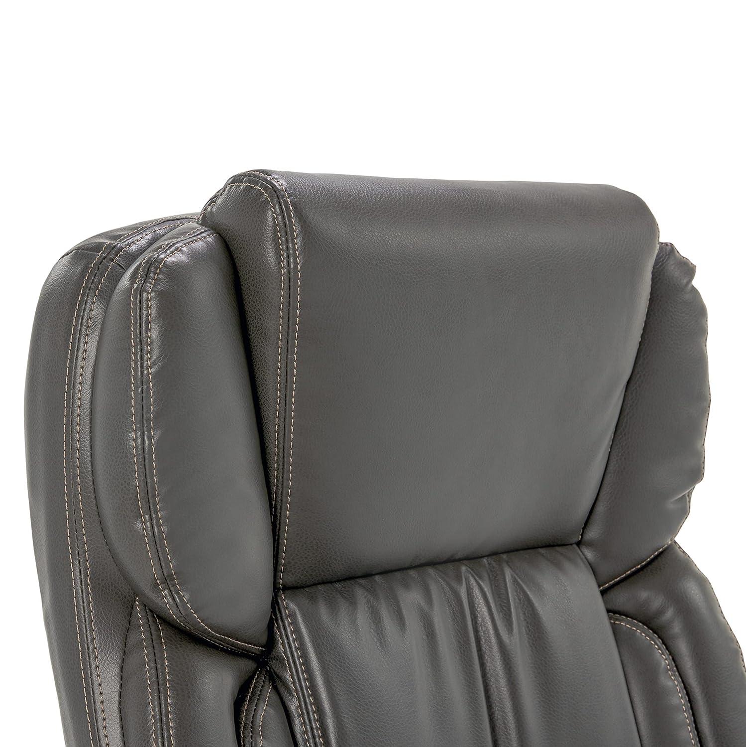 Serta Serta Garret Executive Office Chair, Ergonomic Lumbar Support, Semi-Plush Cushion, Body Pillows