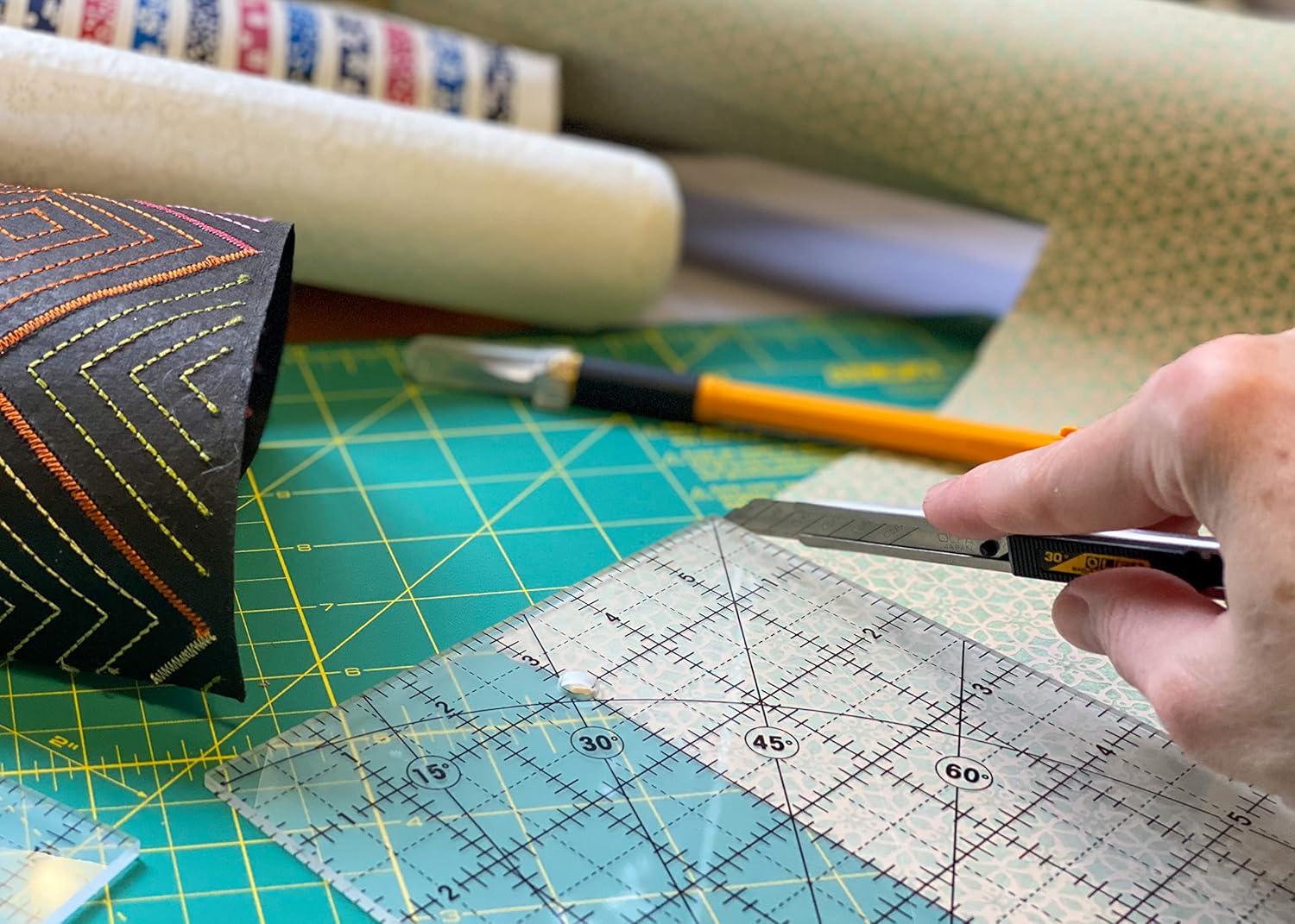 Olfa Stainless Steel Slide-Lock Graphics Knife With Snap-off Blade