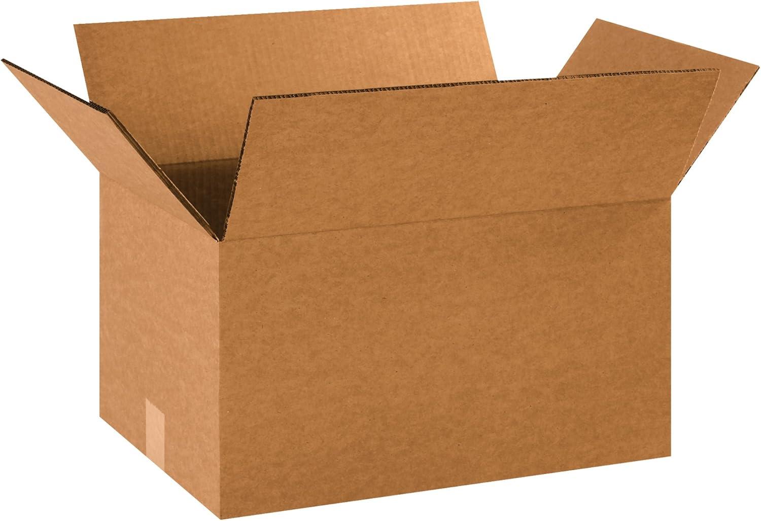18" x 12" x 10" ECT-48 Double Wall Corrugated Boxes (Heavy Duty) 15/Case