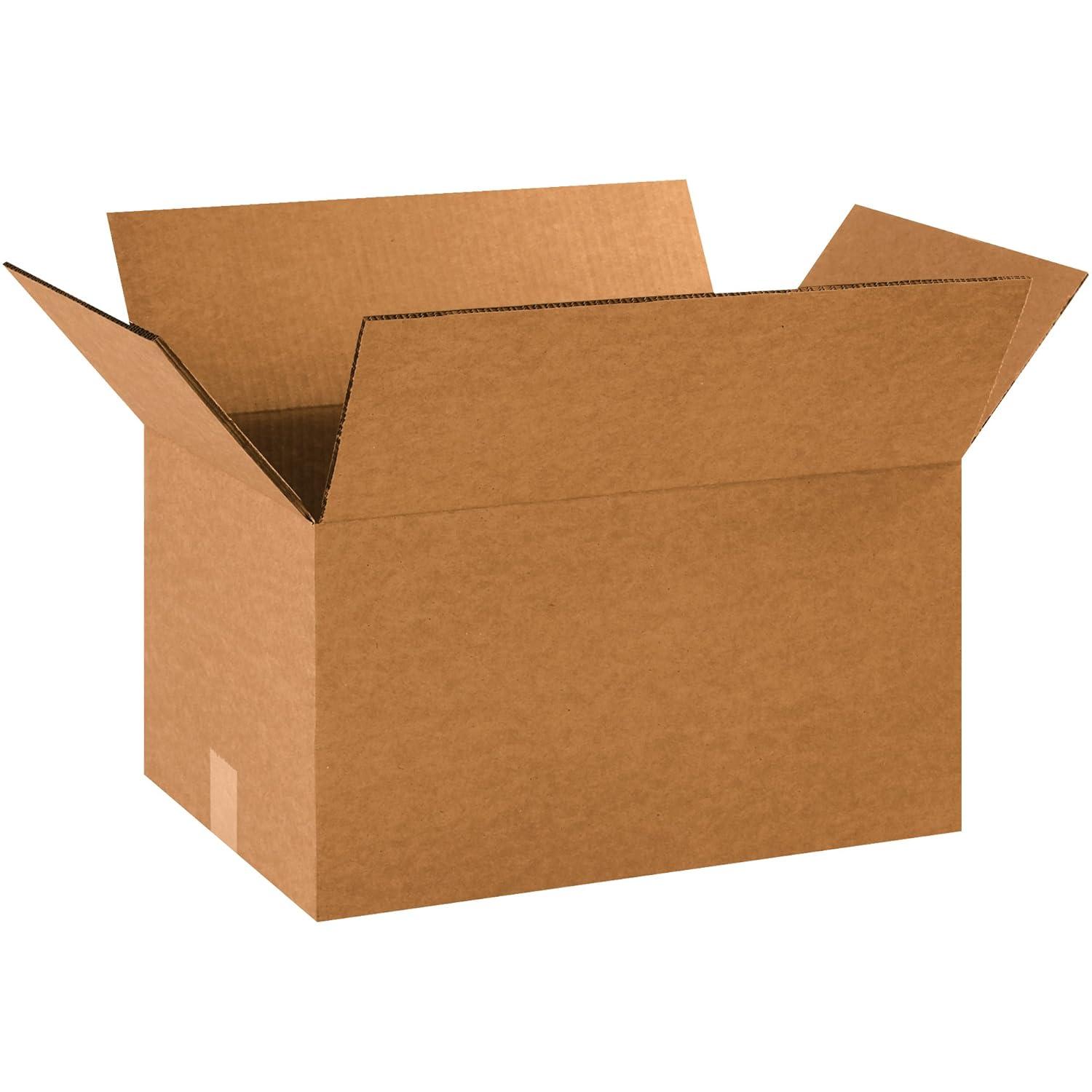 18" x 12" x 10" ECT-48 Double Wall Corrugated Boxes (Heavy Duty) 15/Case