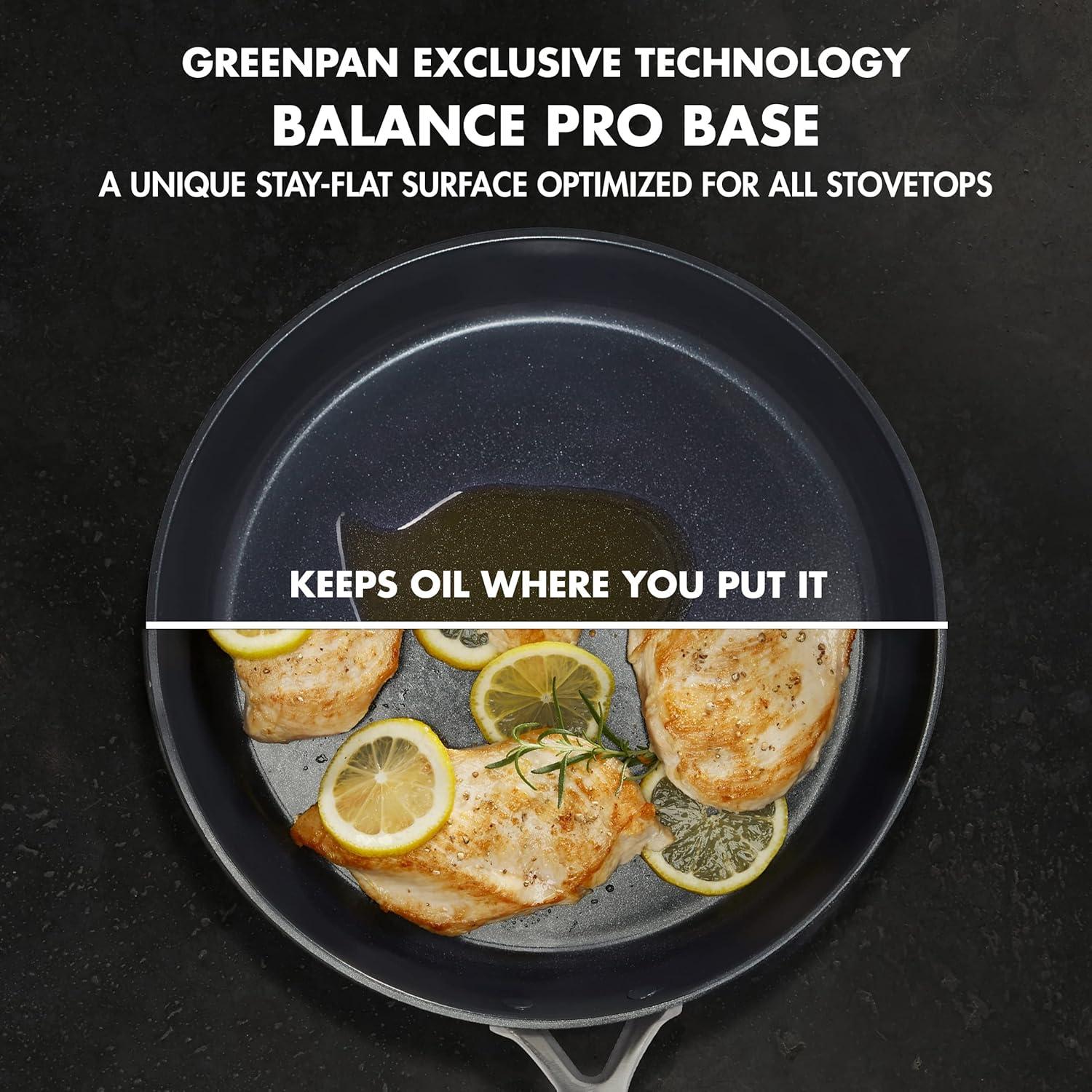 Greenpan 14-in Ceramic Cookware set with Lid