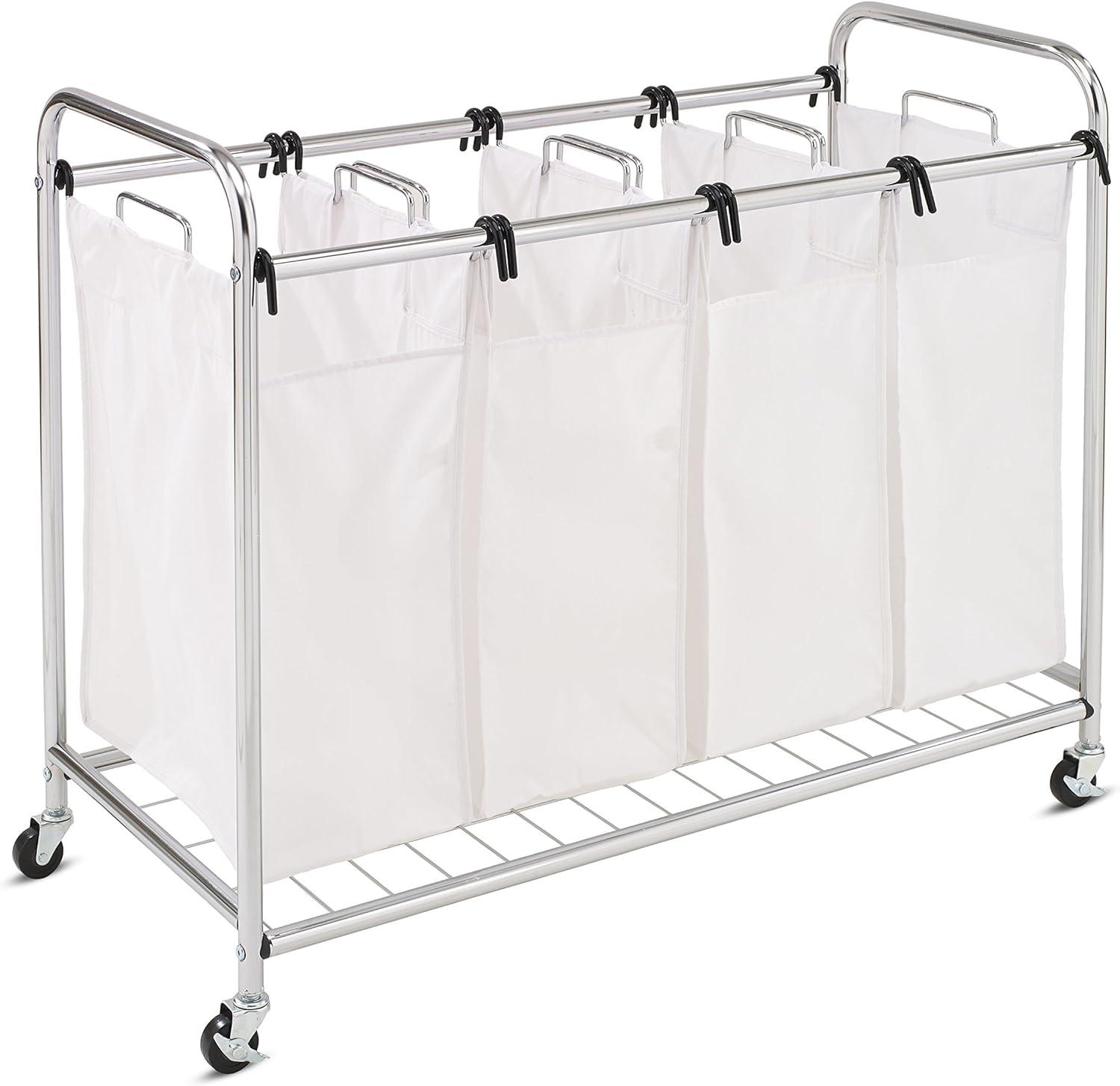 Honey-Can-Do Quad Laundry Sorter Chrome