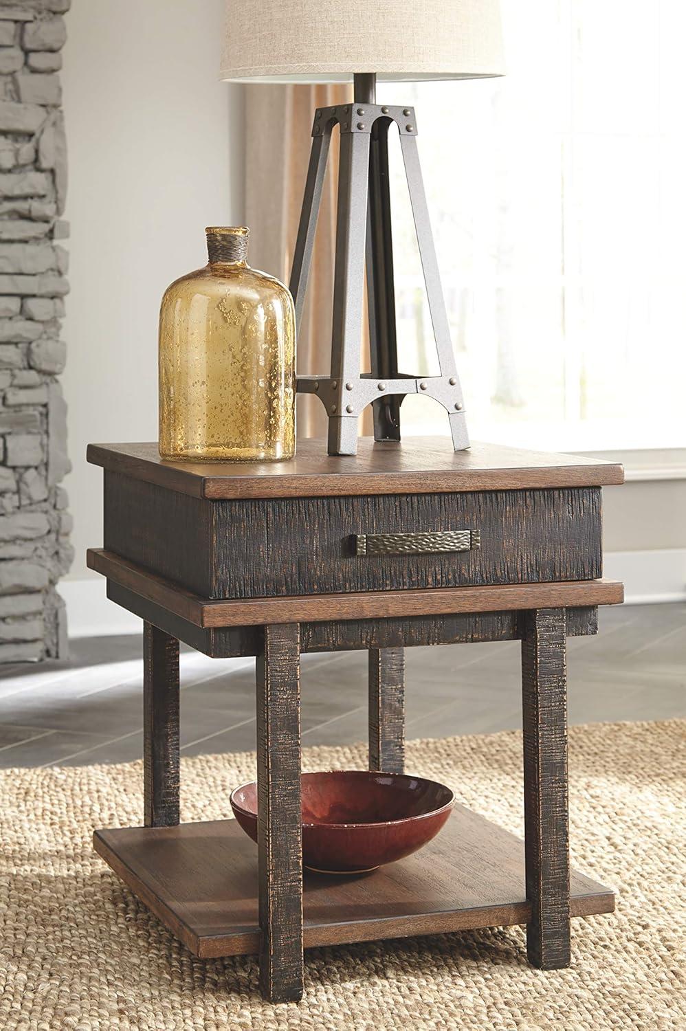 Signature Design by Ashley Casual Stanah End Table Two-tone