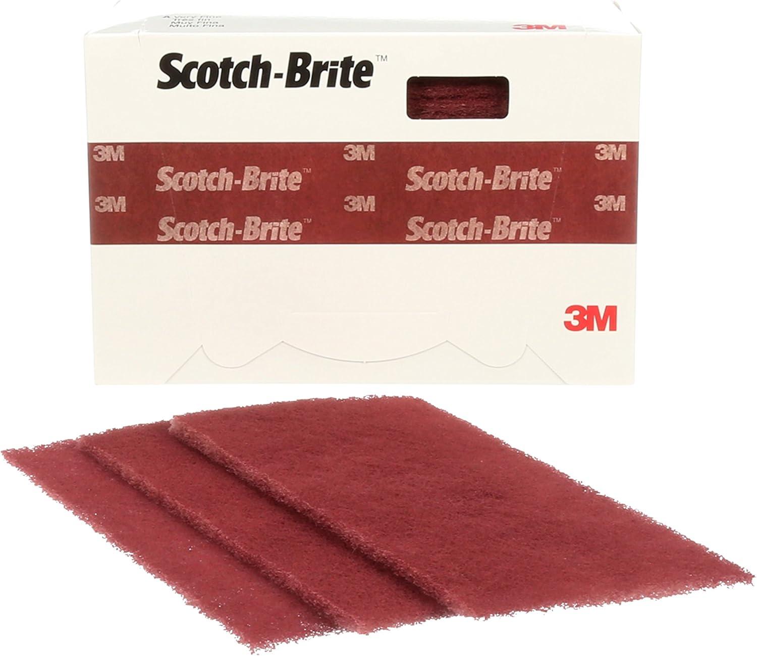 3M 64659 - Scotch-Brite 9" x 4.5" Very Fine Durable Flex Hand Pad