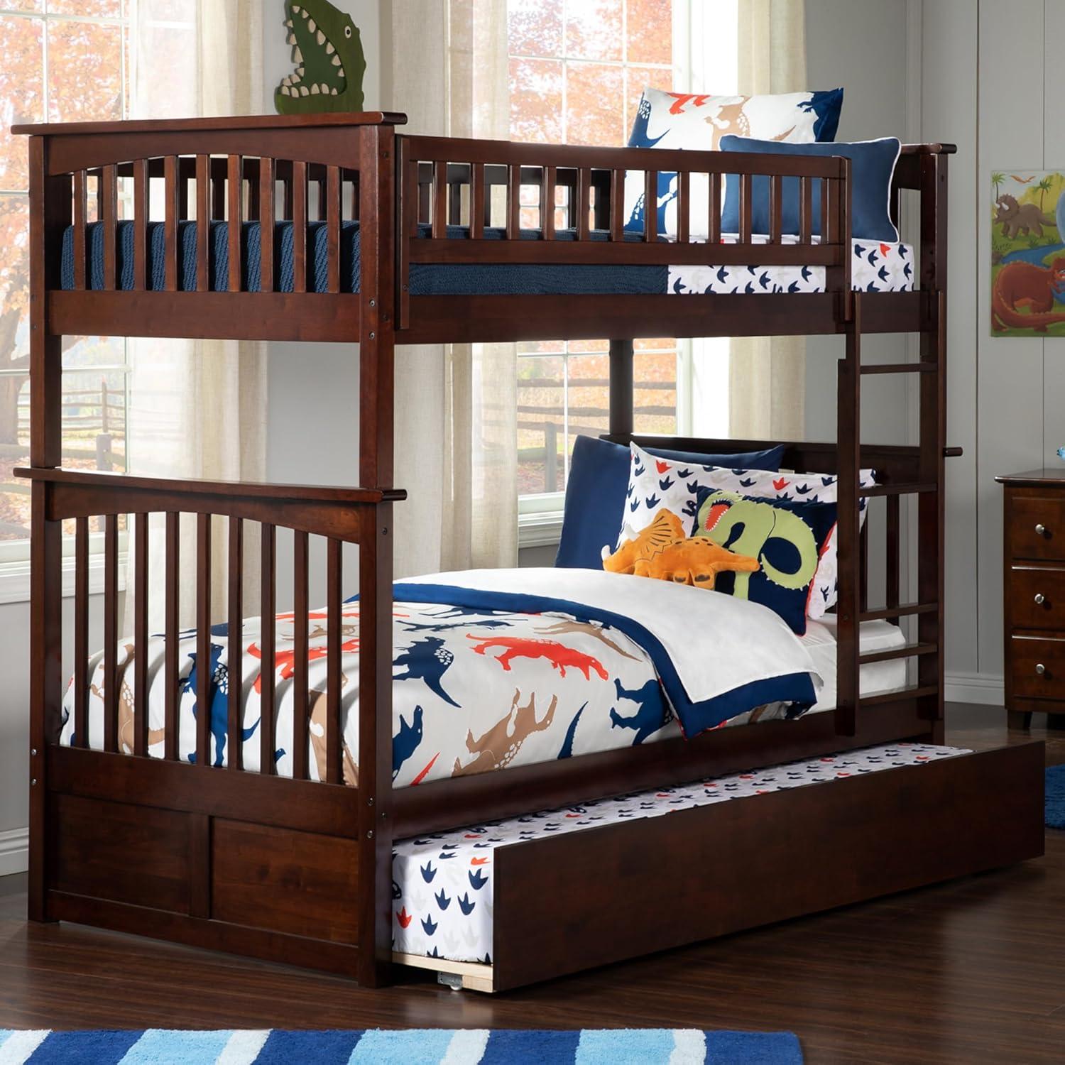 Columbia Bunk Bed Twin over Twin in Multiple Colors and Configurations