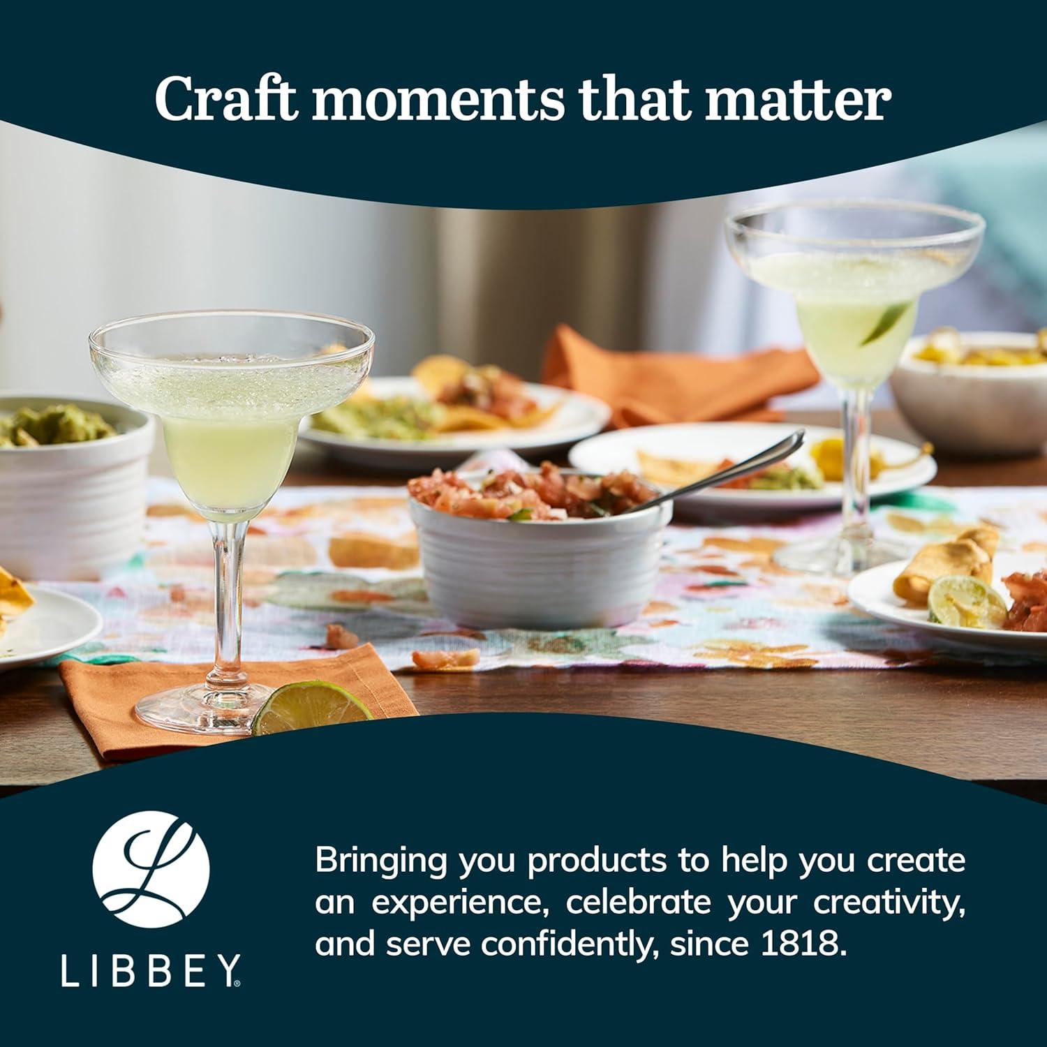 Libbey Margarita Party Glasses, 9 ounce, Set of 12