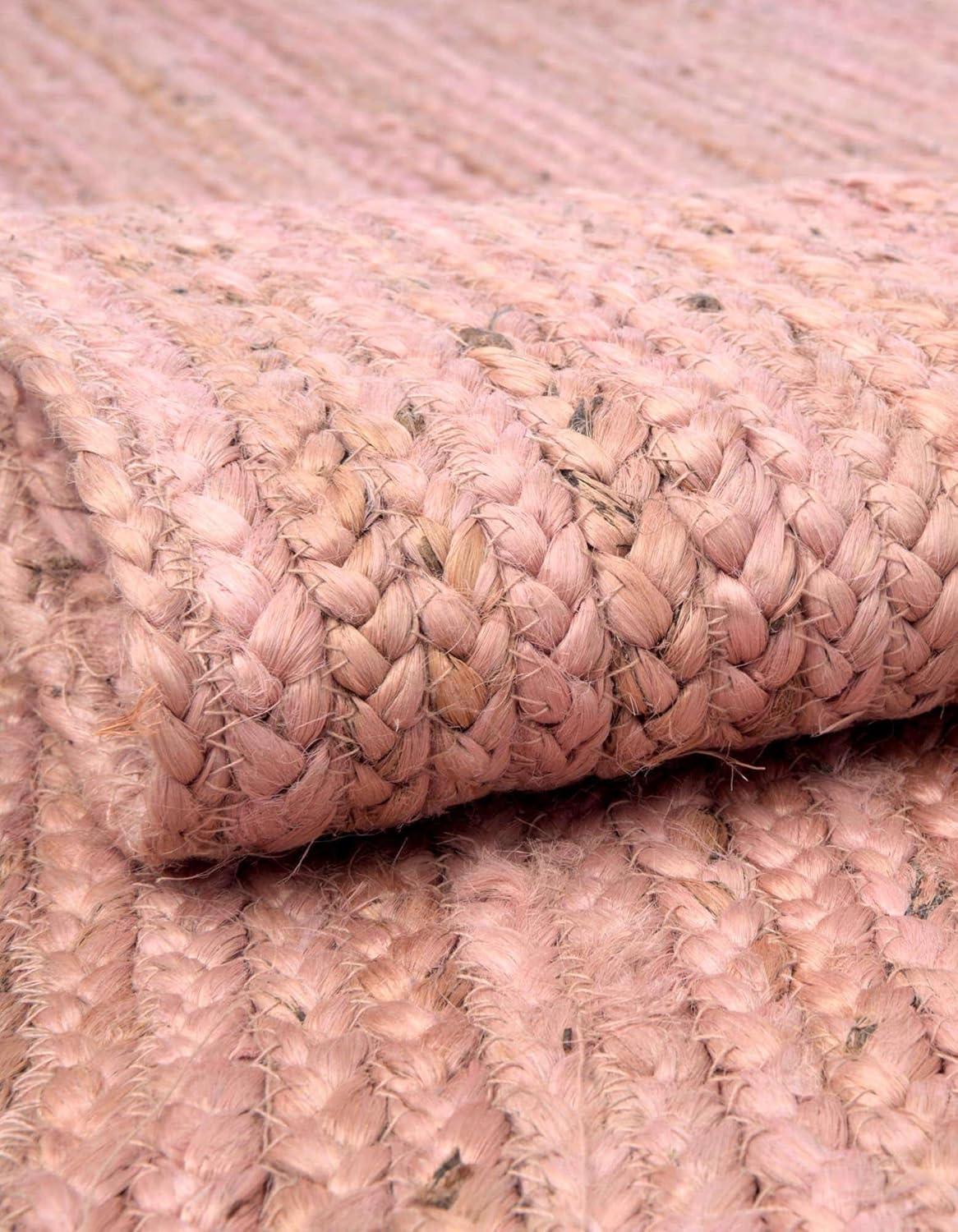 Unique Loom 8' 0 x 8' 0 Dhaka Braided Jute Square Area Rug