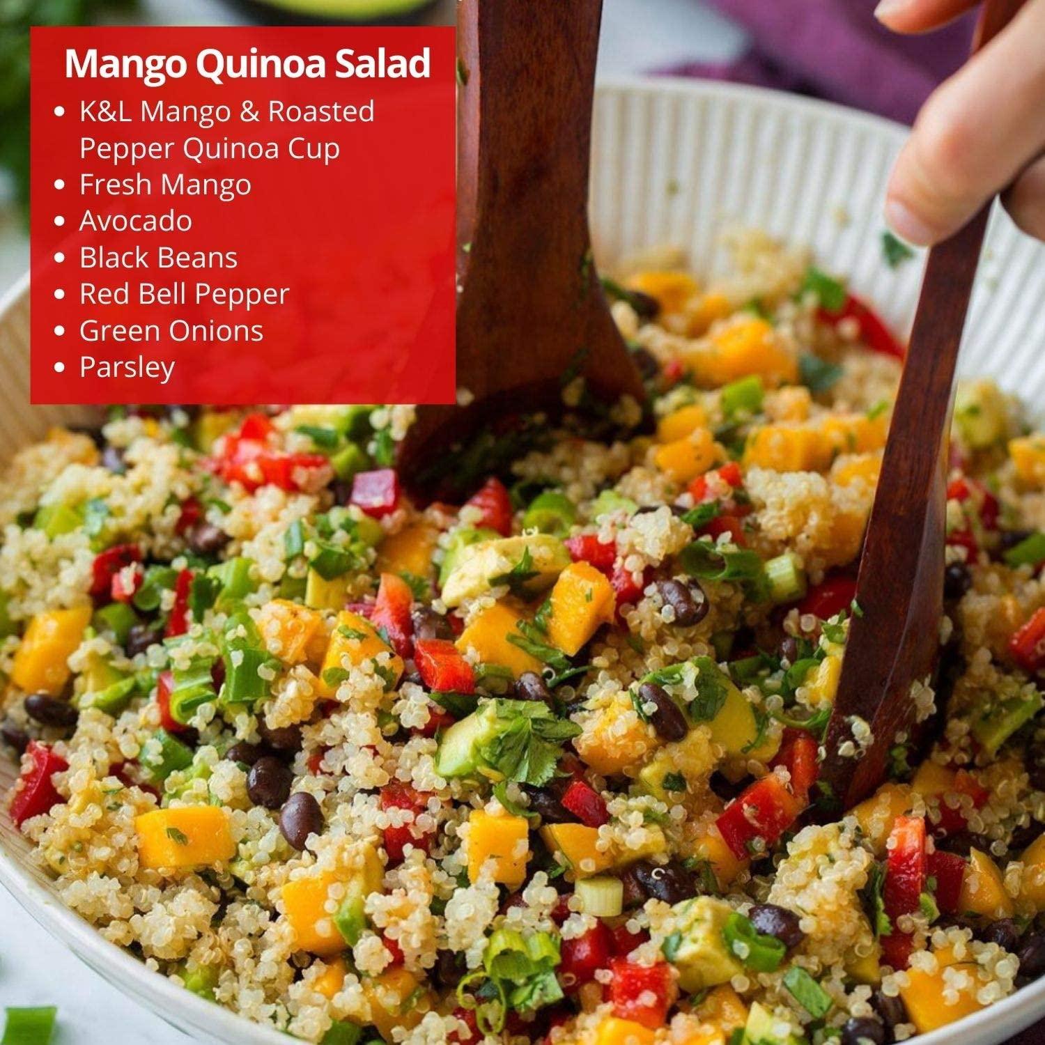 Cucina & Amore Kitchen and Love Quinoa With Mango and Roasted Pepper - Case of 6/7.9 oz