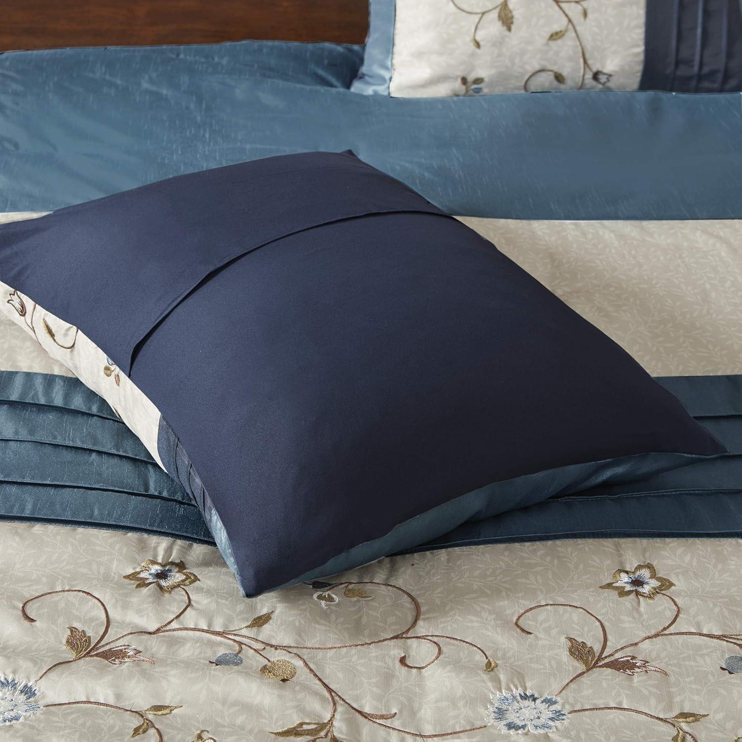 Madison Park Serene Embroidered 7 Piece Comforter Set