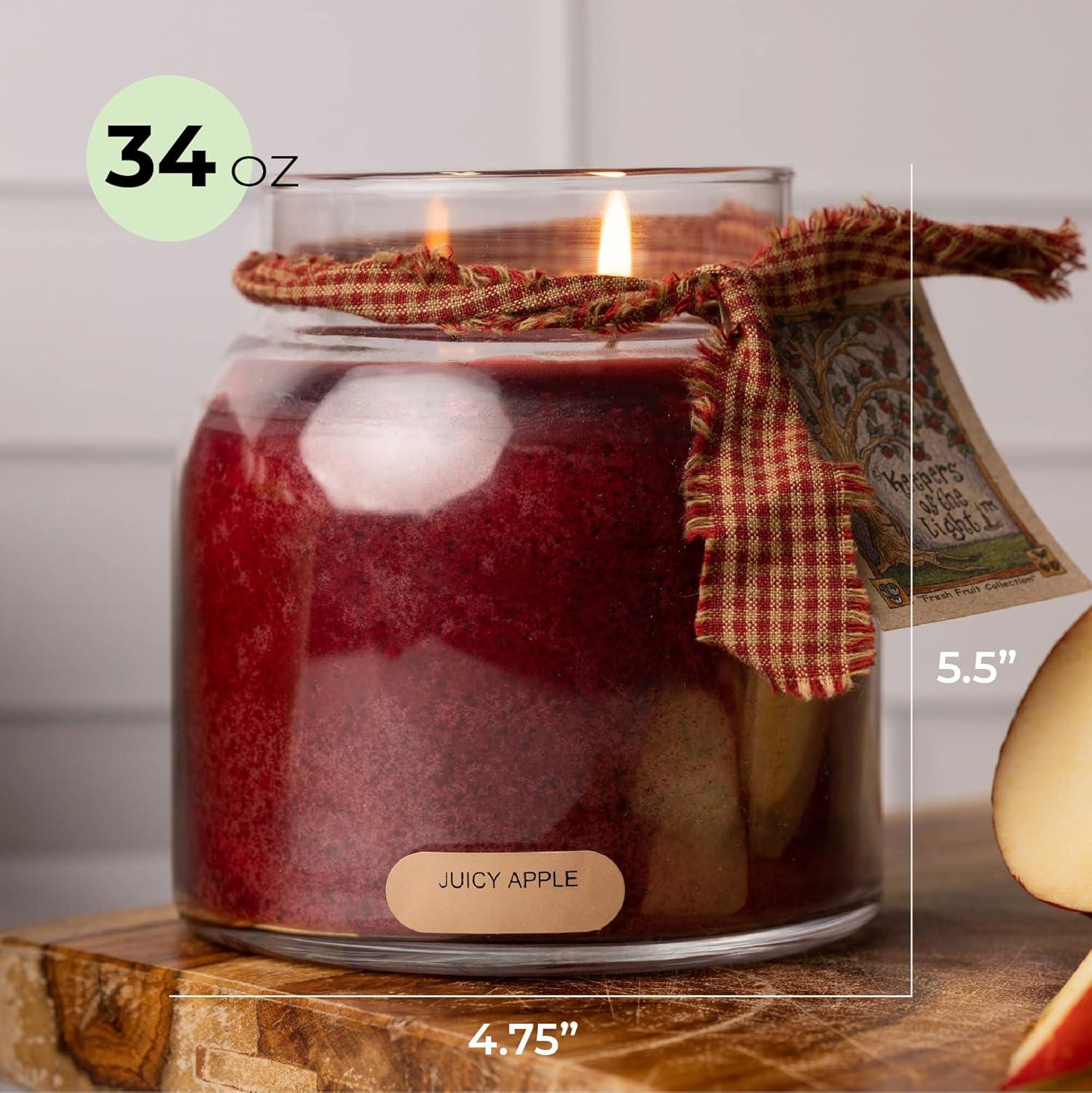 Juicy Apple Papa Jar Candle 34oz