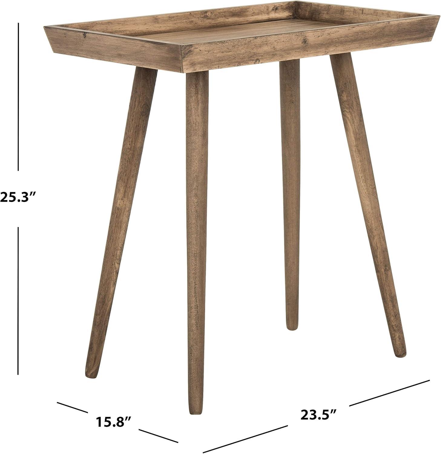 Nonie Tray Accent Table - Light Brown - Safavieh.