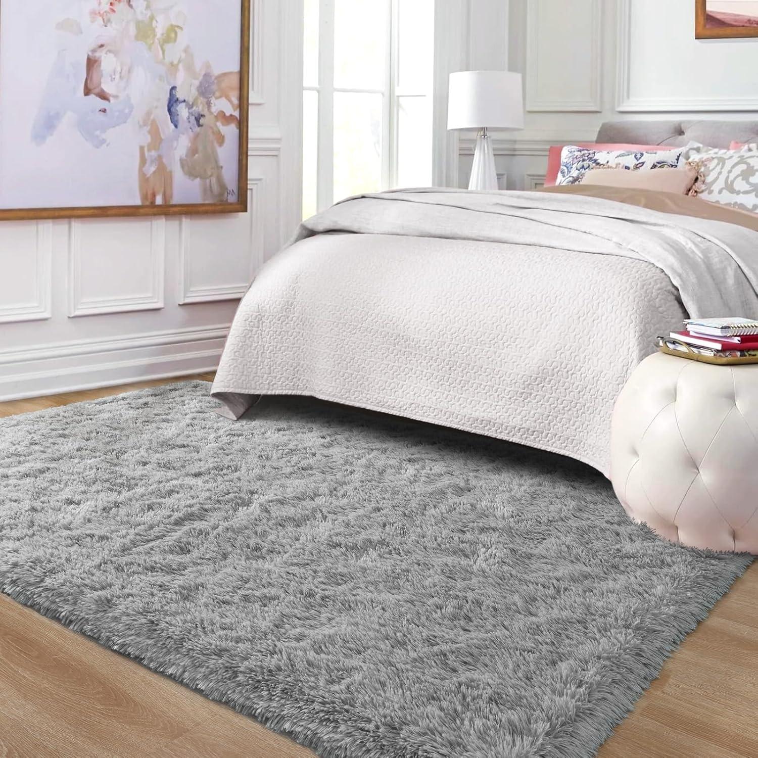 nuLOOM Cloud Shag Accent Rug, 3x5, Gray