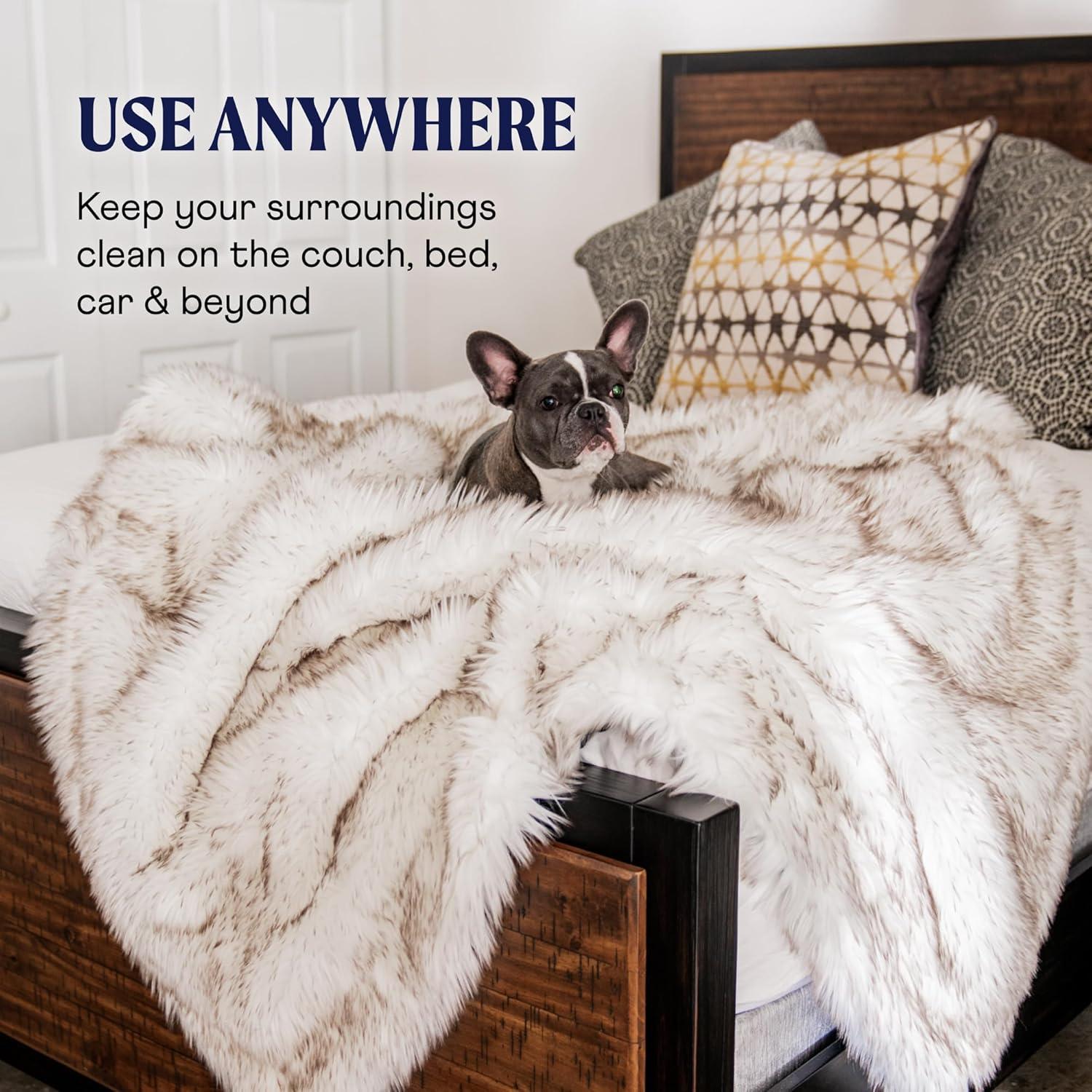 Paw Brands PupProtector Waterproof Throw Blanket