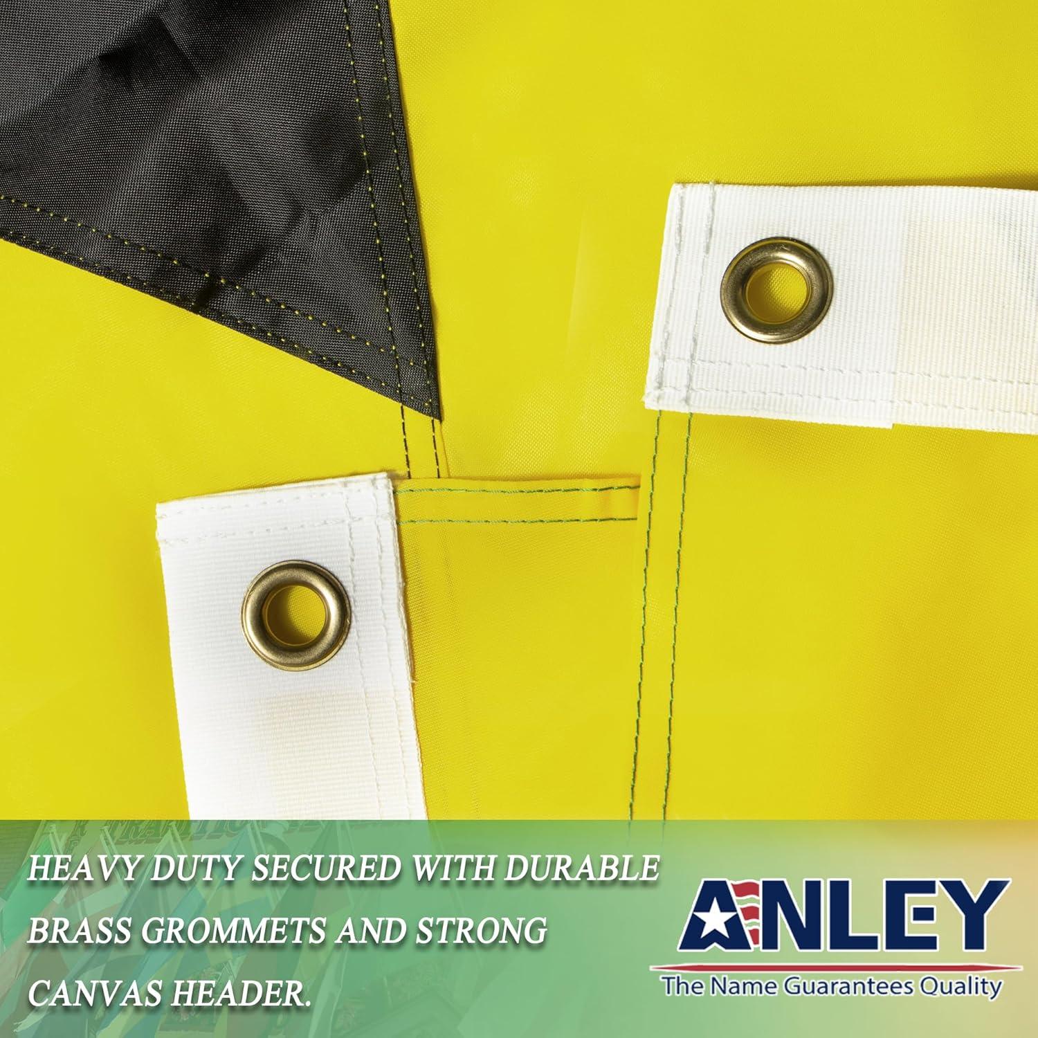 Anley EverStrong Series Embroideried Jamaica Flag 3x5 Foot Heavy Duty - Jamaican National Banner Flags