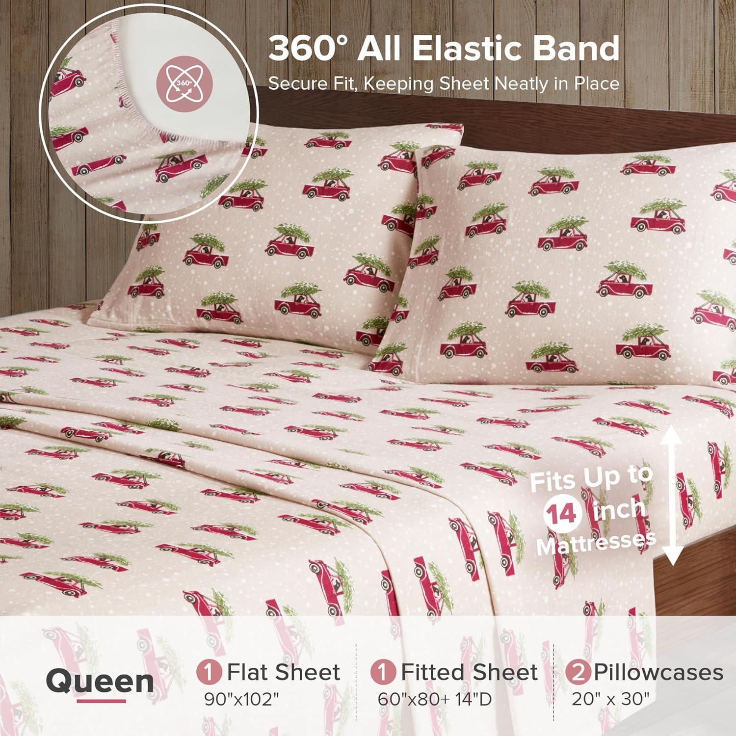 Woolrich Woolrich 100% Cotton Flannel Sheet Set