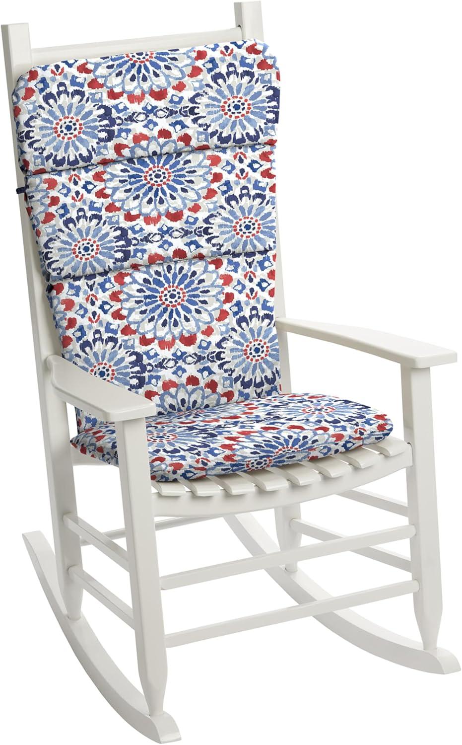 Arden Selections Outdoor Rocking Chair or Adirondack Cushion, 20 x 17, Water Repellent, Fade Resistant 17 x 20