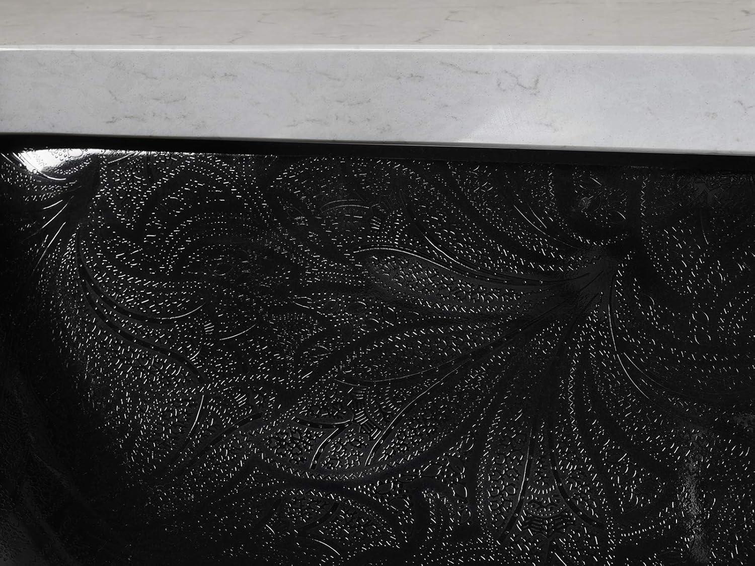 KOHLER Sartorial Paisley Caxton, ARTIST EDITIONS Rectangle Undermount Bathroom Sink