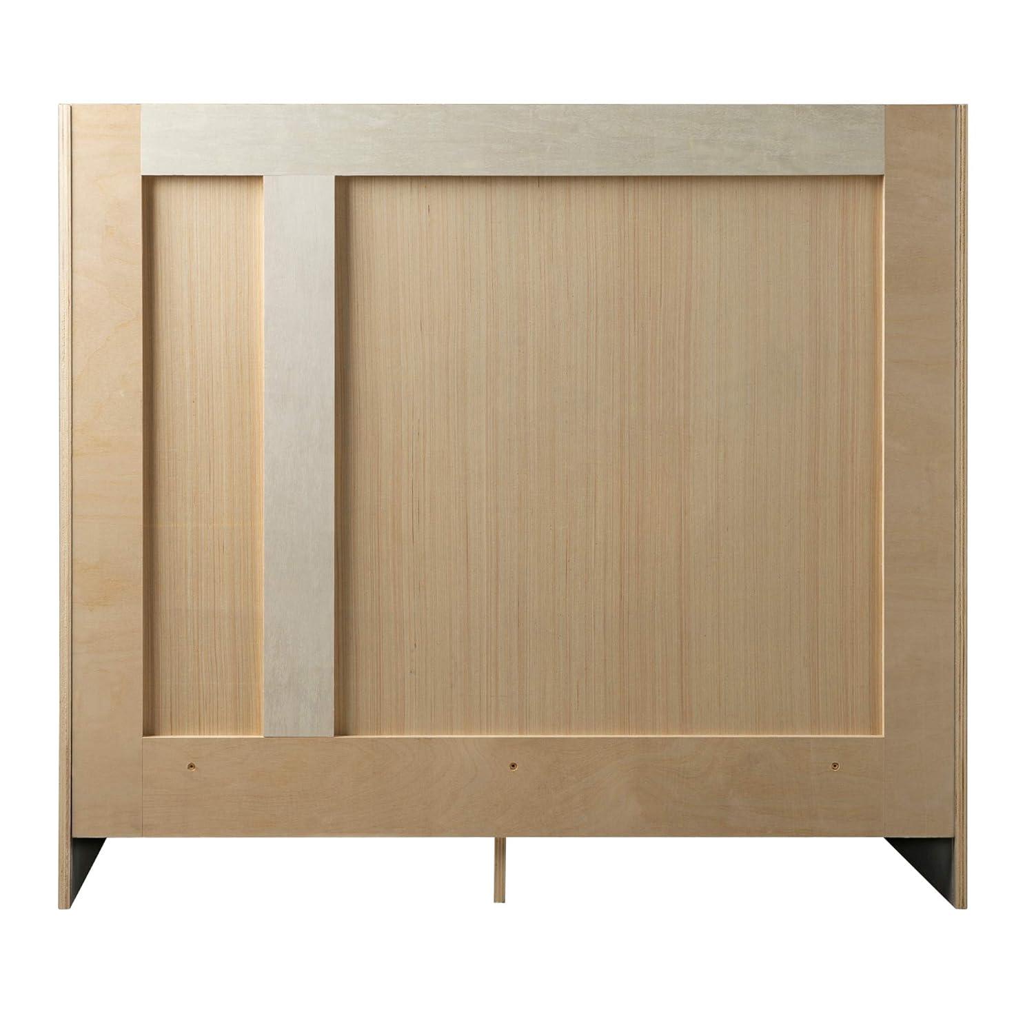 Design House Brookings 36 Inch Bathroom Vanity, Ready to Assemble, Solid Wood, Sherwin Williams – Design House, 587097