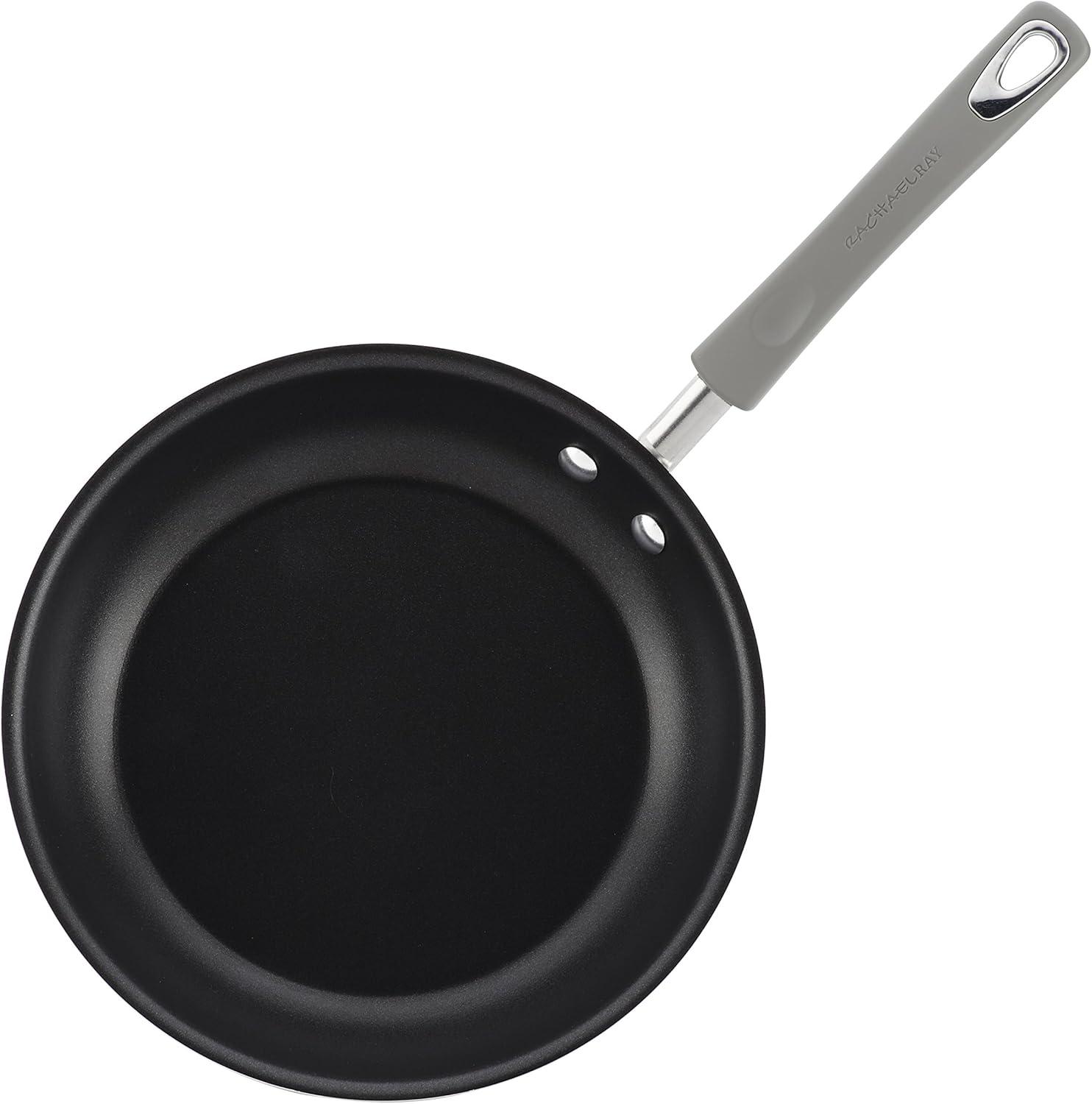 Rachael Ray Classic Brights Porcelain Nonstick Cookware Set, 14-Piece