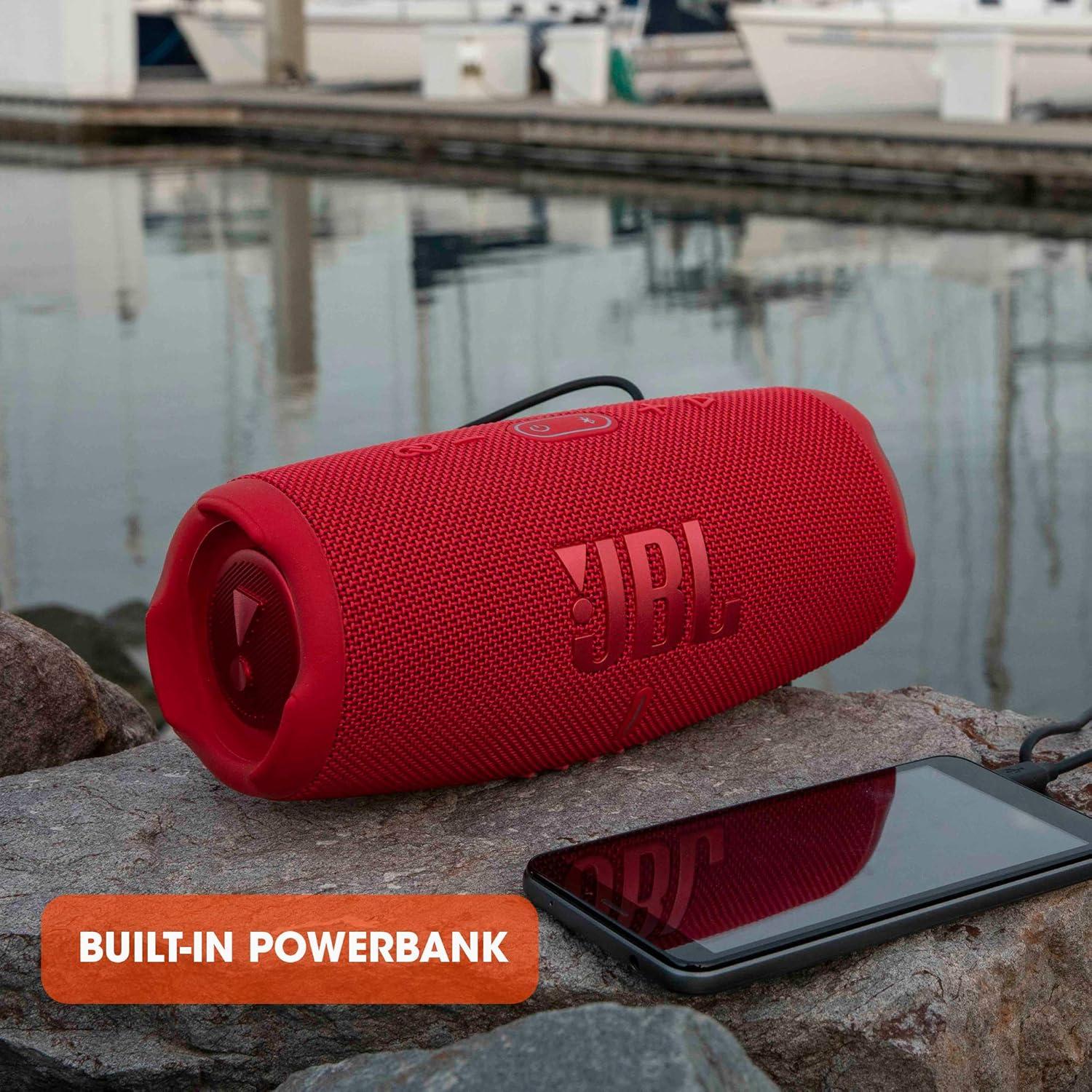 JBL Charge 5 Portable Waterproof Bluetooth Speaker with Powerbank