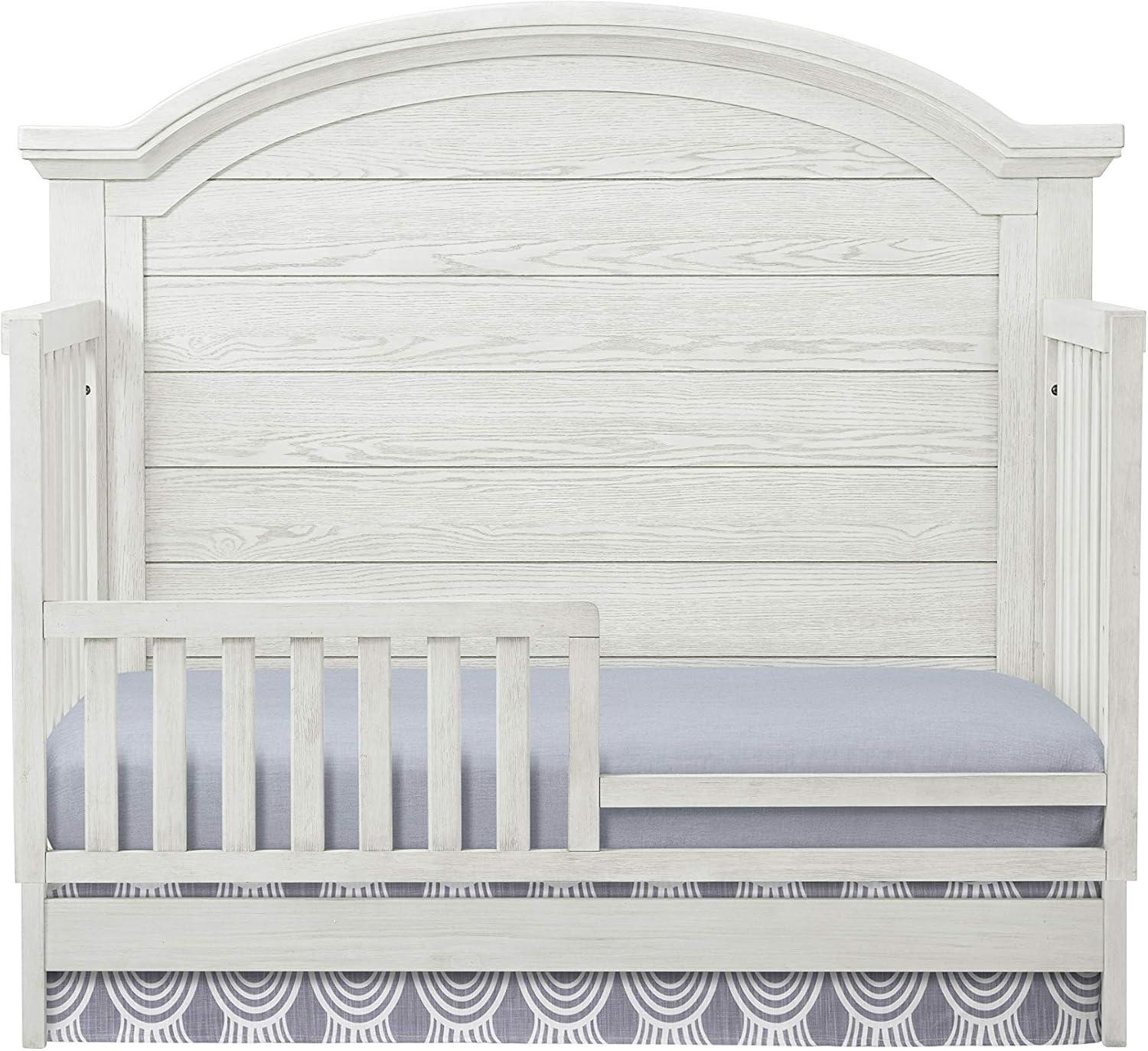 Westwood Design Foundry Wood Arch Top Convertible Crib in White Dove