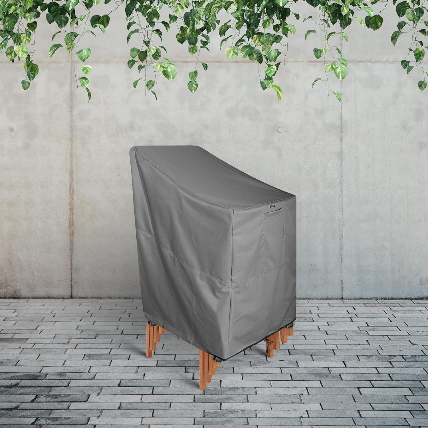 KHOMO Gear - Titan Series - Stackable Chair Cover - Heavy Duty Premium Outdoor Furniture Protector