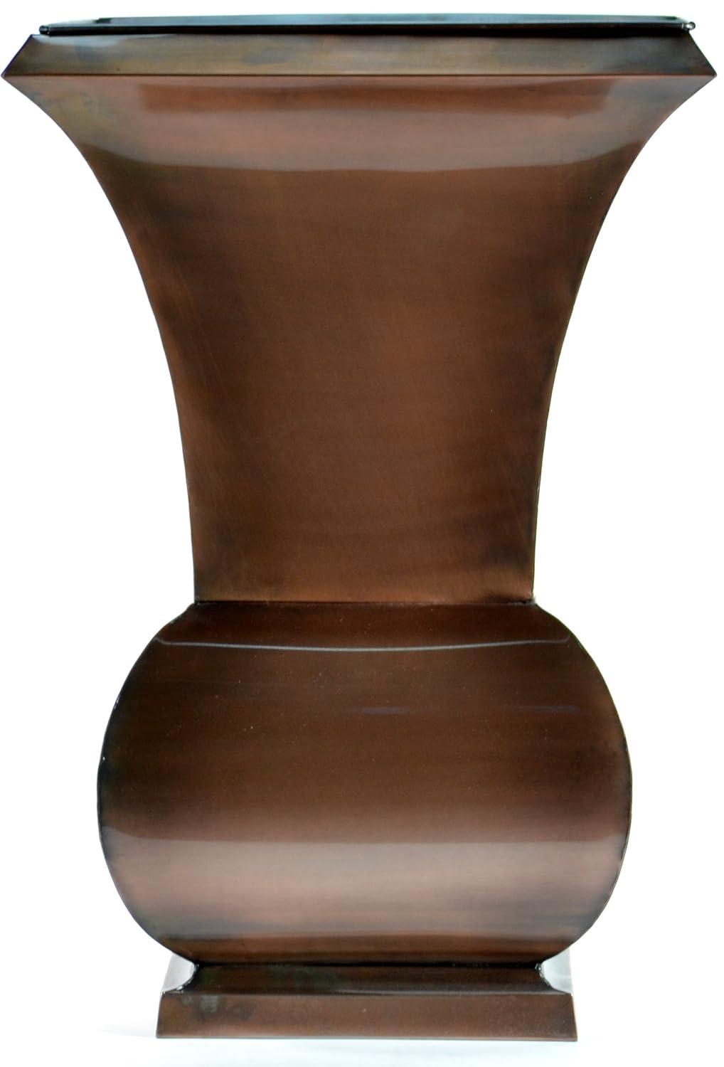 H Potter Tall Planter Large Outdoor Copper Decorative Planters Indoor Flower Garden Urn