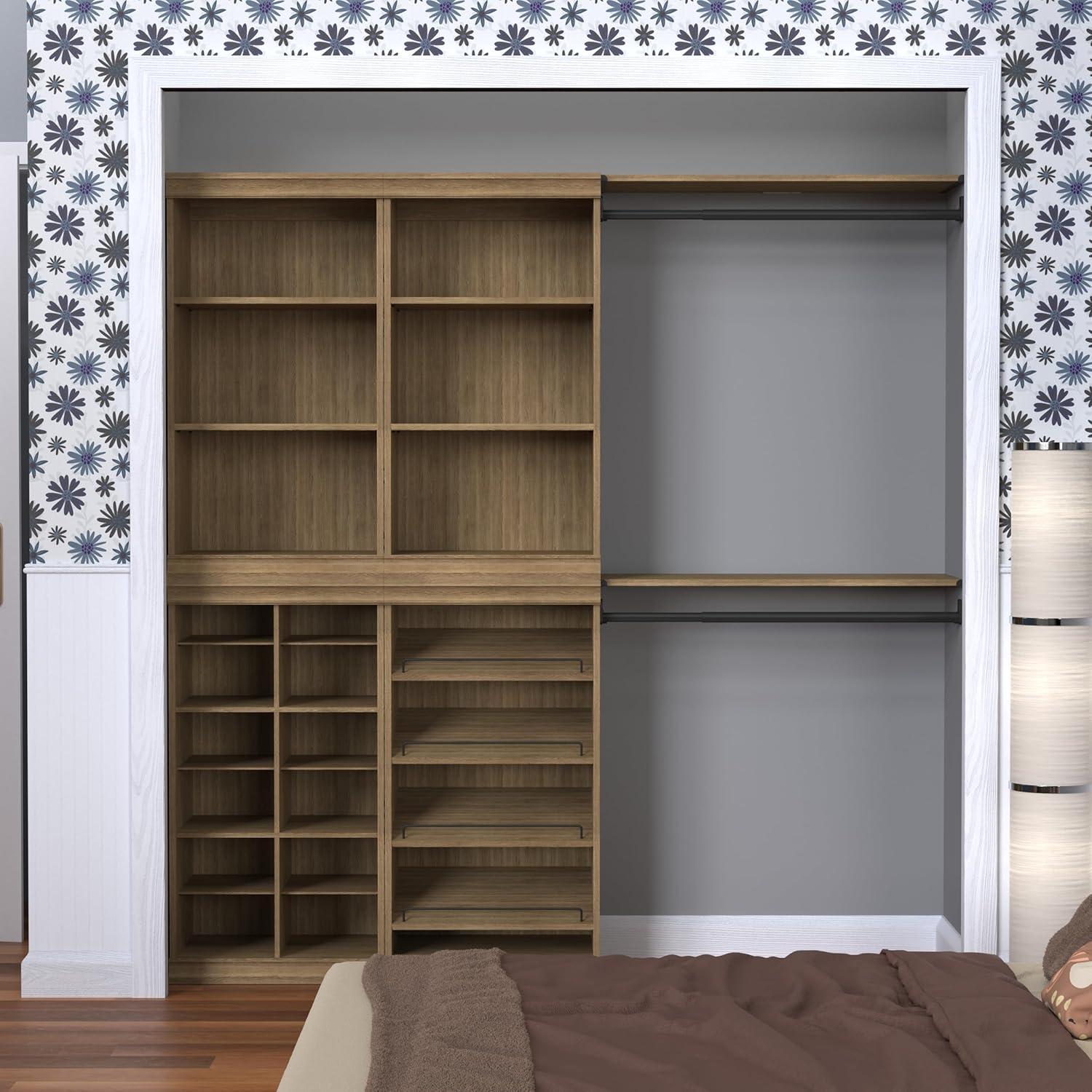 Modular Storage 36.02" W Shelf & Closet Rod