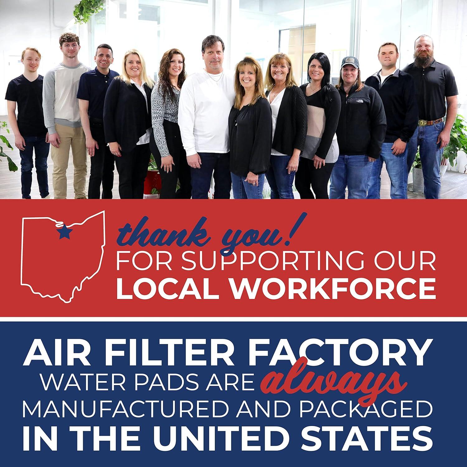 Air Filter Factory Replacement for Honeywell HC26E1004, HC26A1008 Humidifier Filter 2-Pack