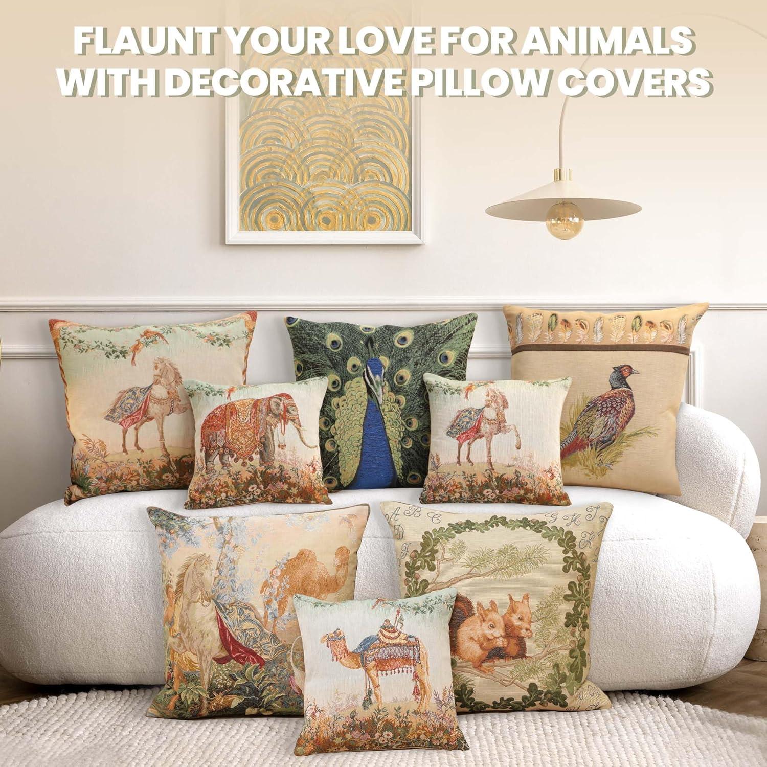 Charlotte Home Furnishings Animals & Wildlife Cotton Blend Pillow Cover