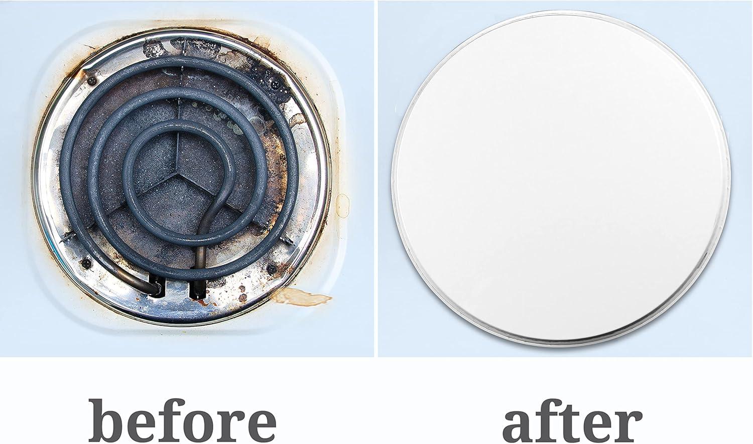 Reston Lloyd 4-Piece Electric Burner Cover Set, Copper