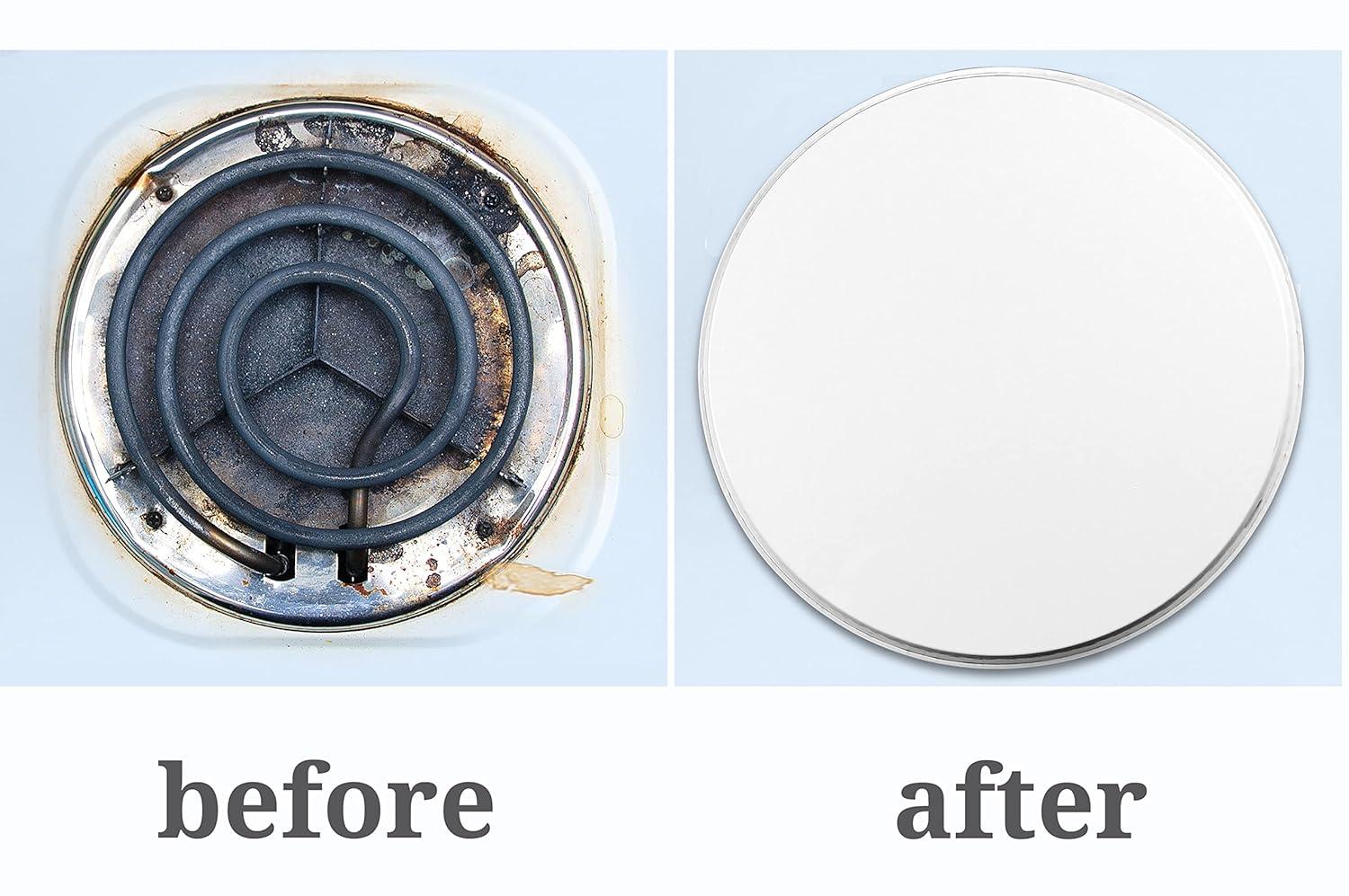 Reston Lloyd 4-Piece Electric Burner Cover Set, Copper