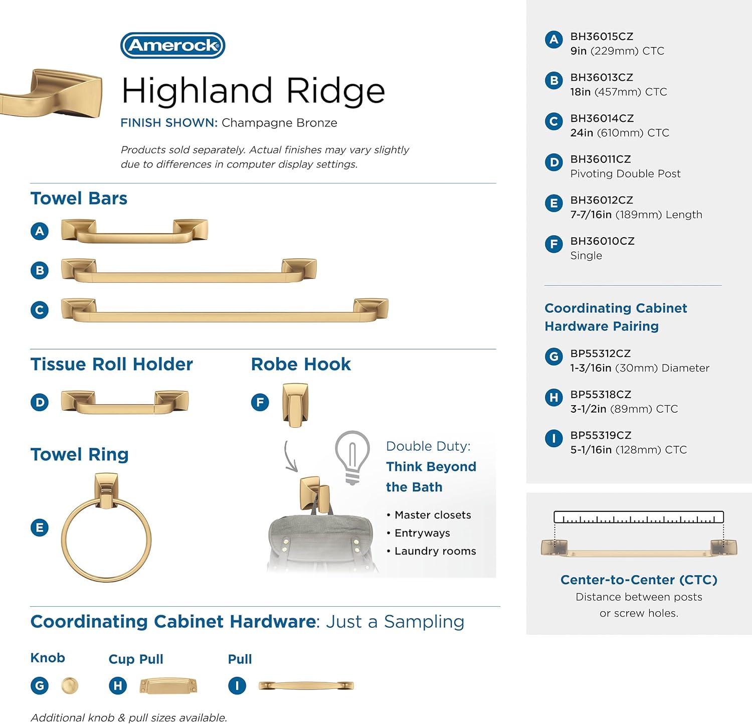 Highland Ridge Towel Bar