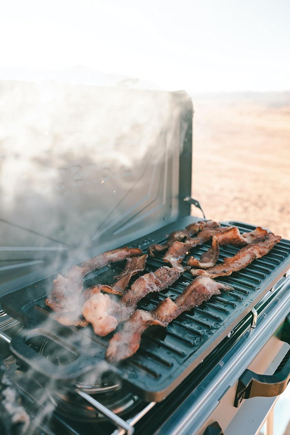 Stansport Pre-Seasoned Cast Iron Griddle with Reversible Cooking Surface