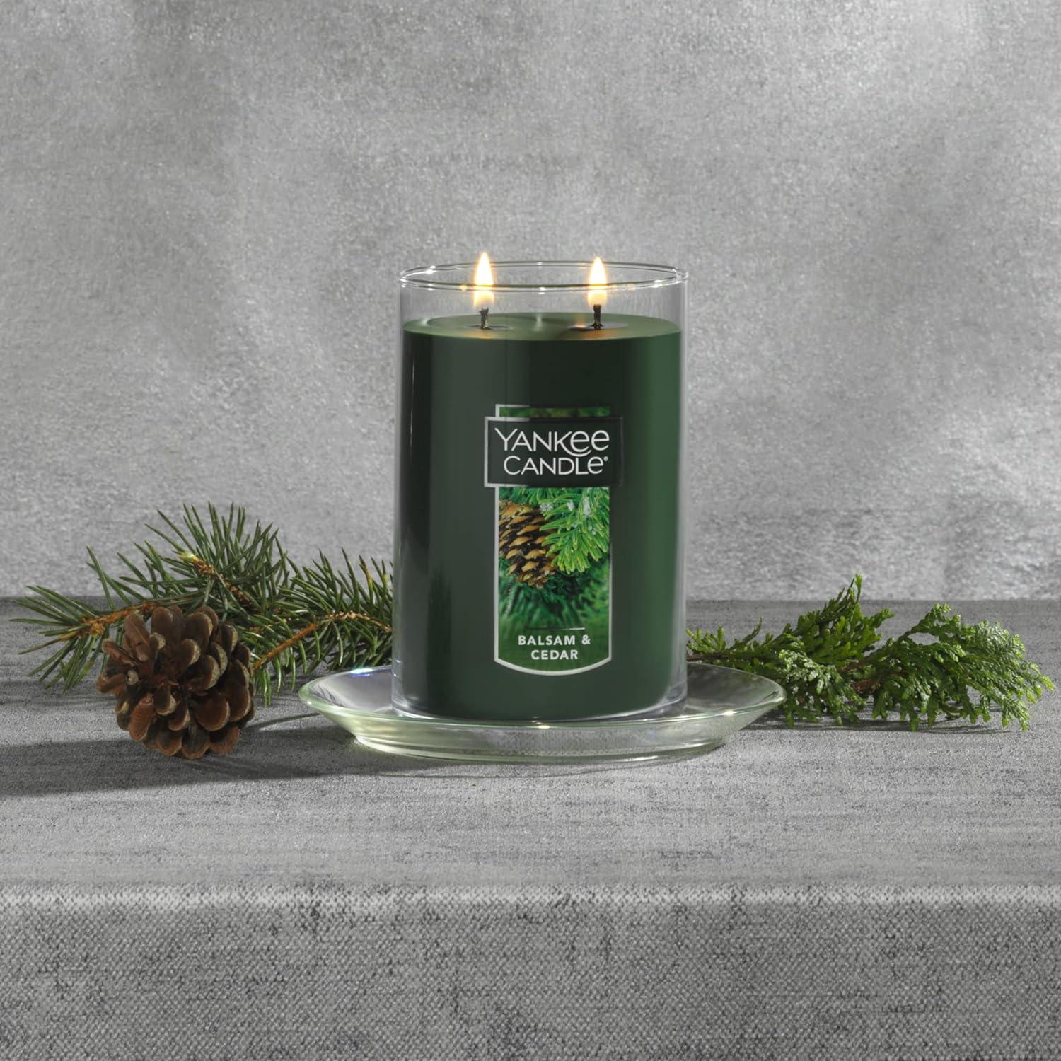 Yankee Candle Balsam and Cedar 1121422 Large Tumbler 22 oz Candle
