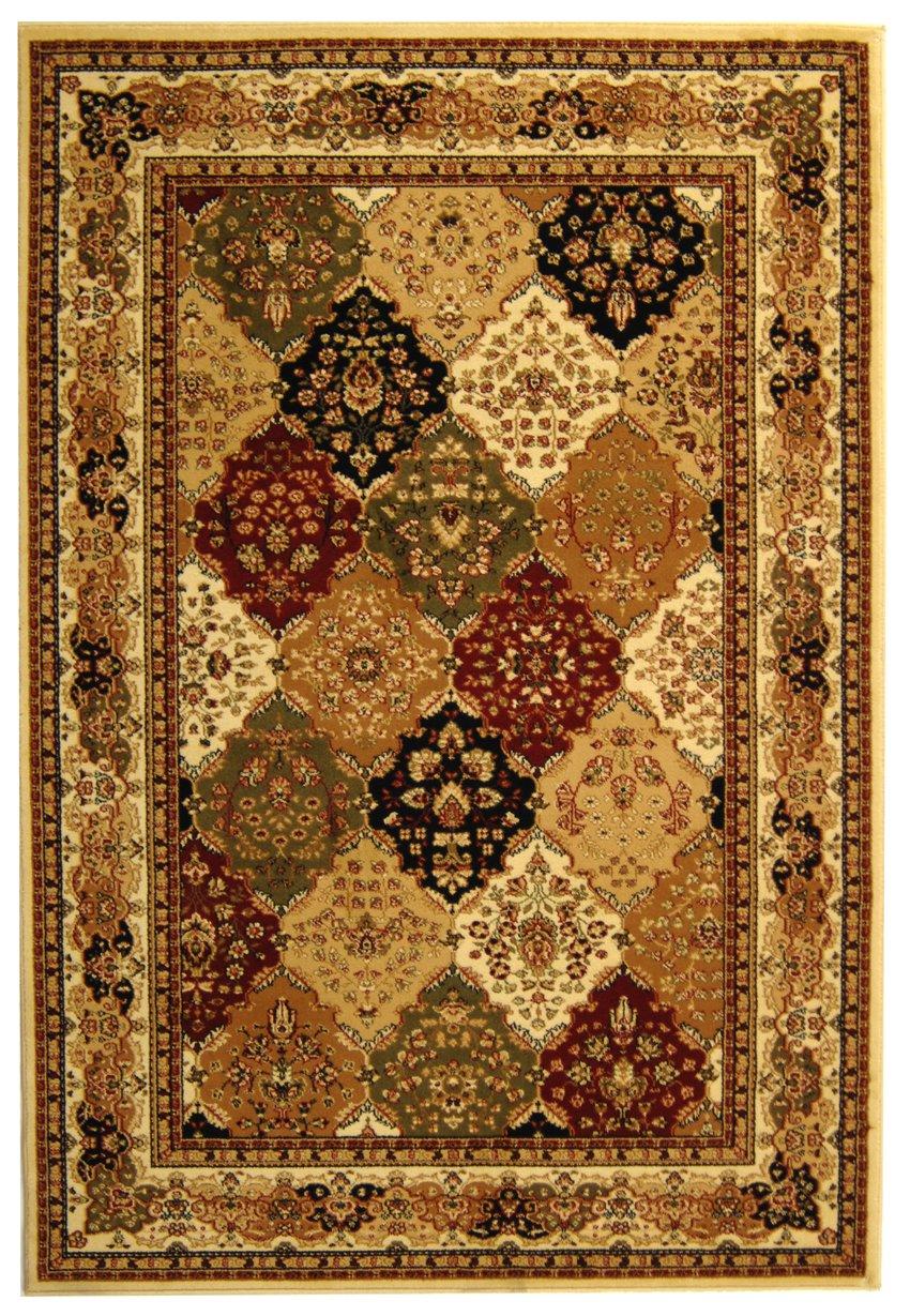 Lyndhurst LNH221 Power Loomed Runner Rug - Multi/Ivory - 2'3"x6' - Safavieh