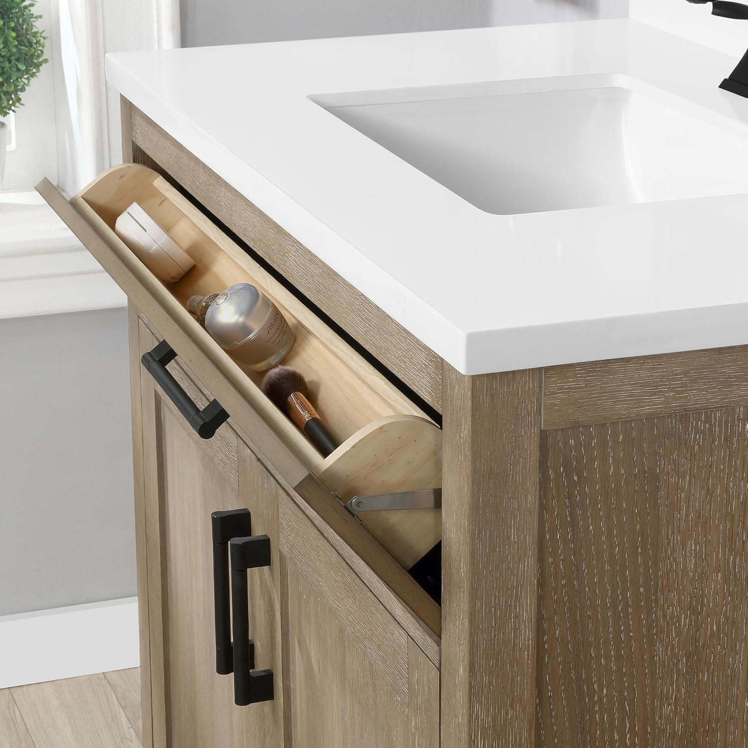 OVE Decors Bailey Single Bathroom Vanity with Premium Countertop