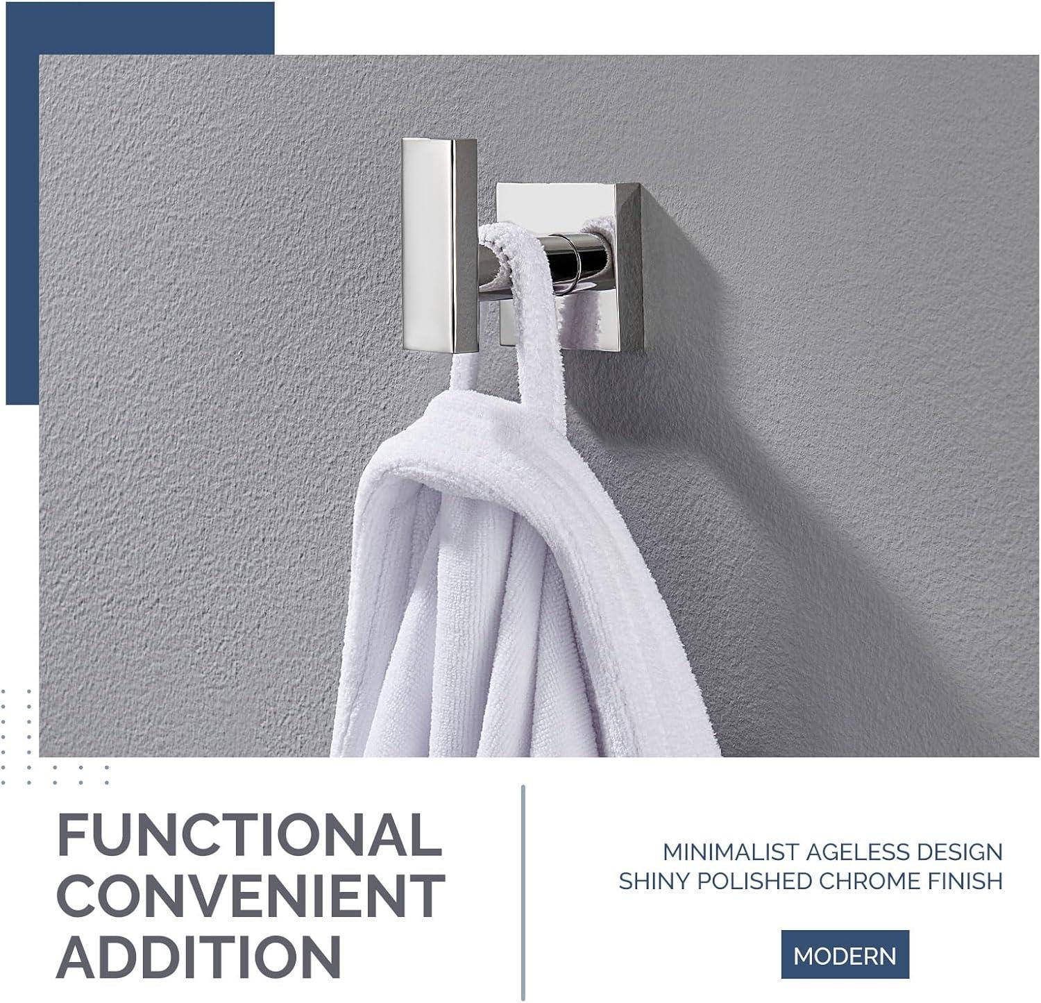 Single Stainless Steel Wall Mounted Towel Hook