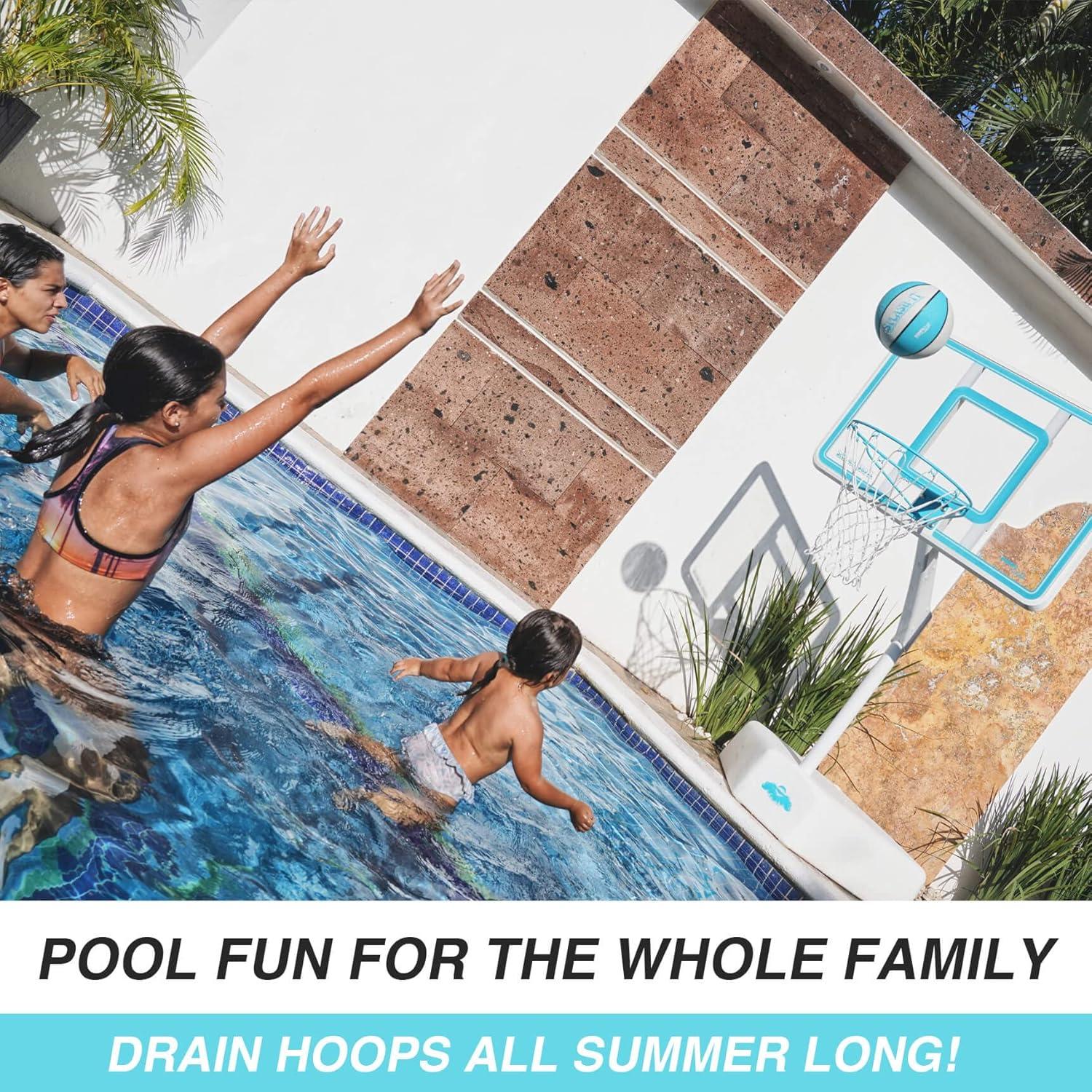 Dunn-Rite Splash & Shoot  Clear Polycarbonate backboard with  Adjustable Height