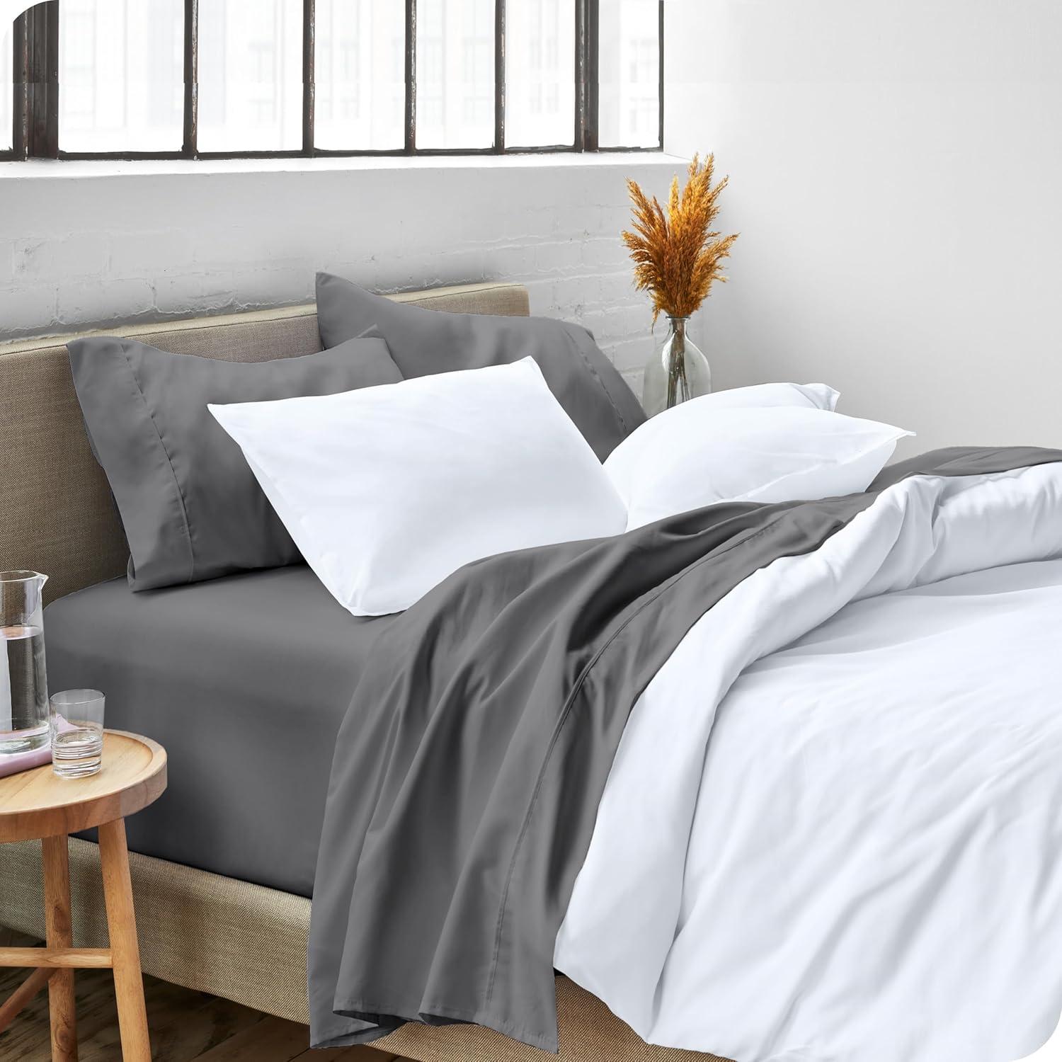 4 Piece Sheet Set - Ultra Soft, Double Brushed, Easy Care - Bare Home