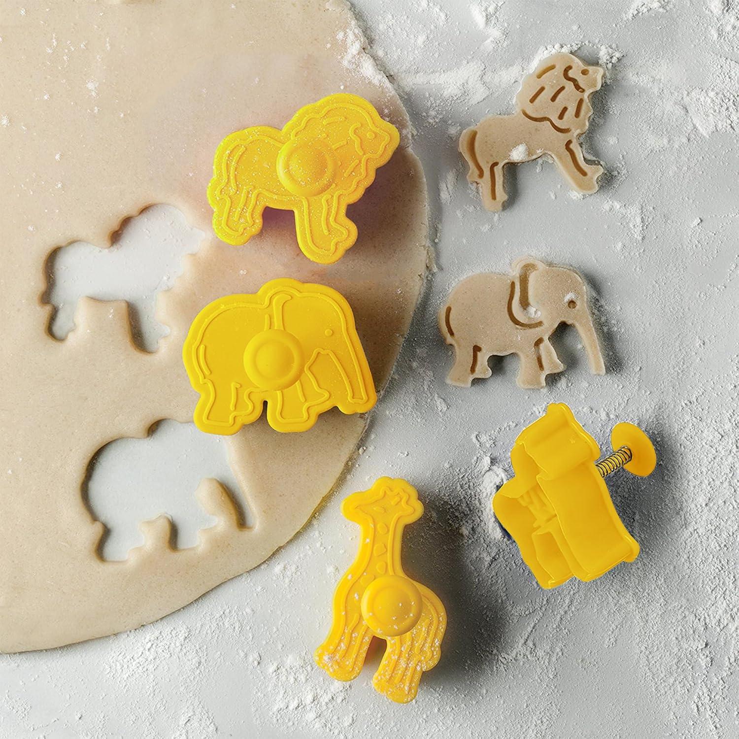 Mrs. Anderson’s Baking Animal Cracker Cookie Cutters, BPA Free, Set of 4