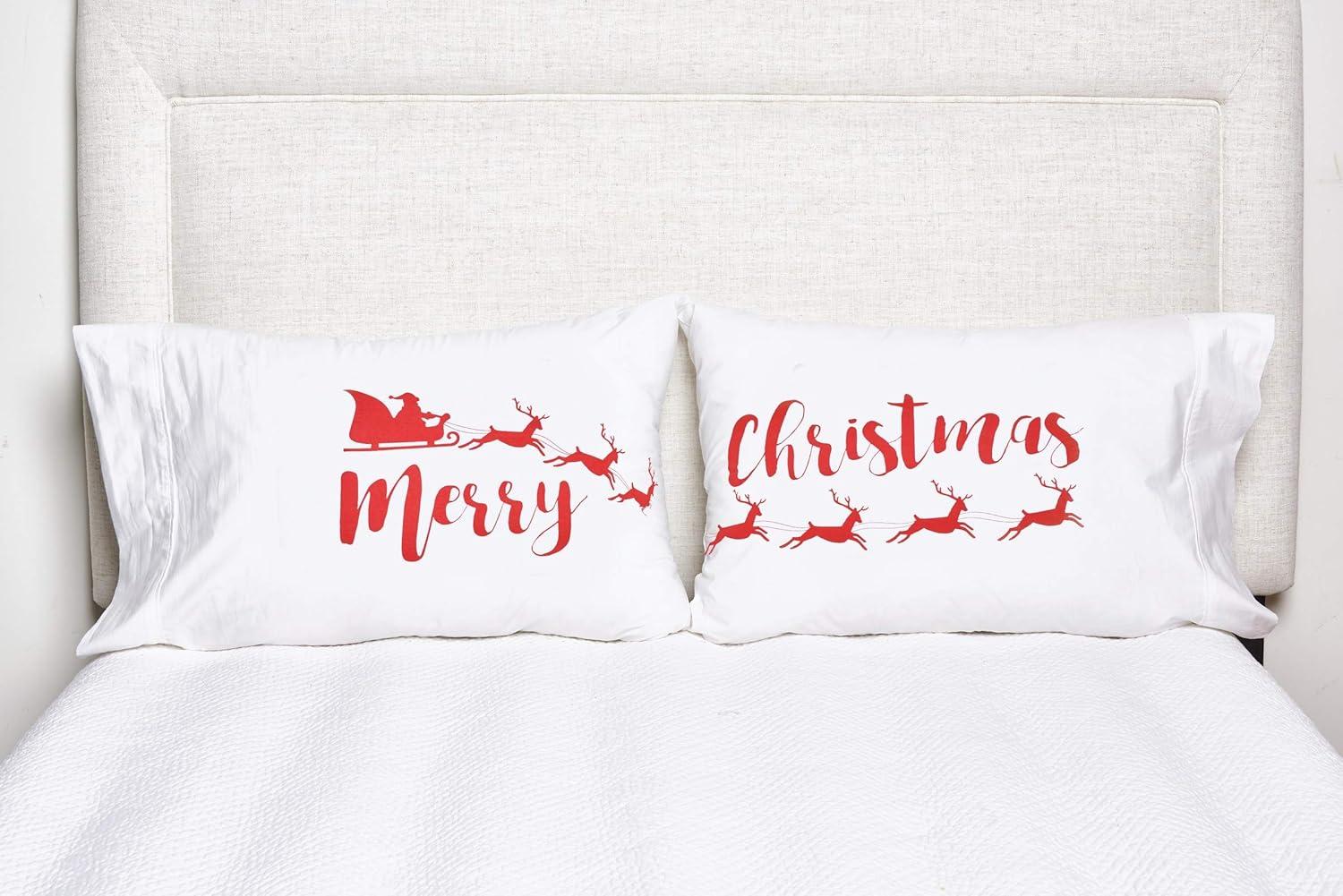 Merry Christmas Pillowcase Set